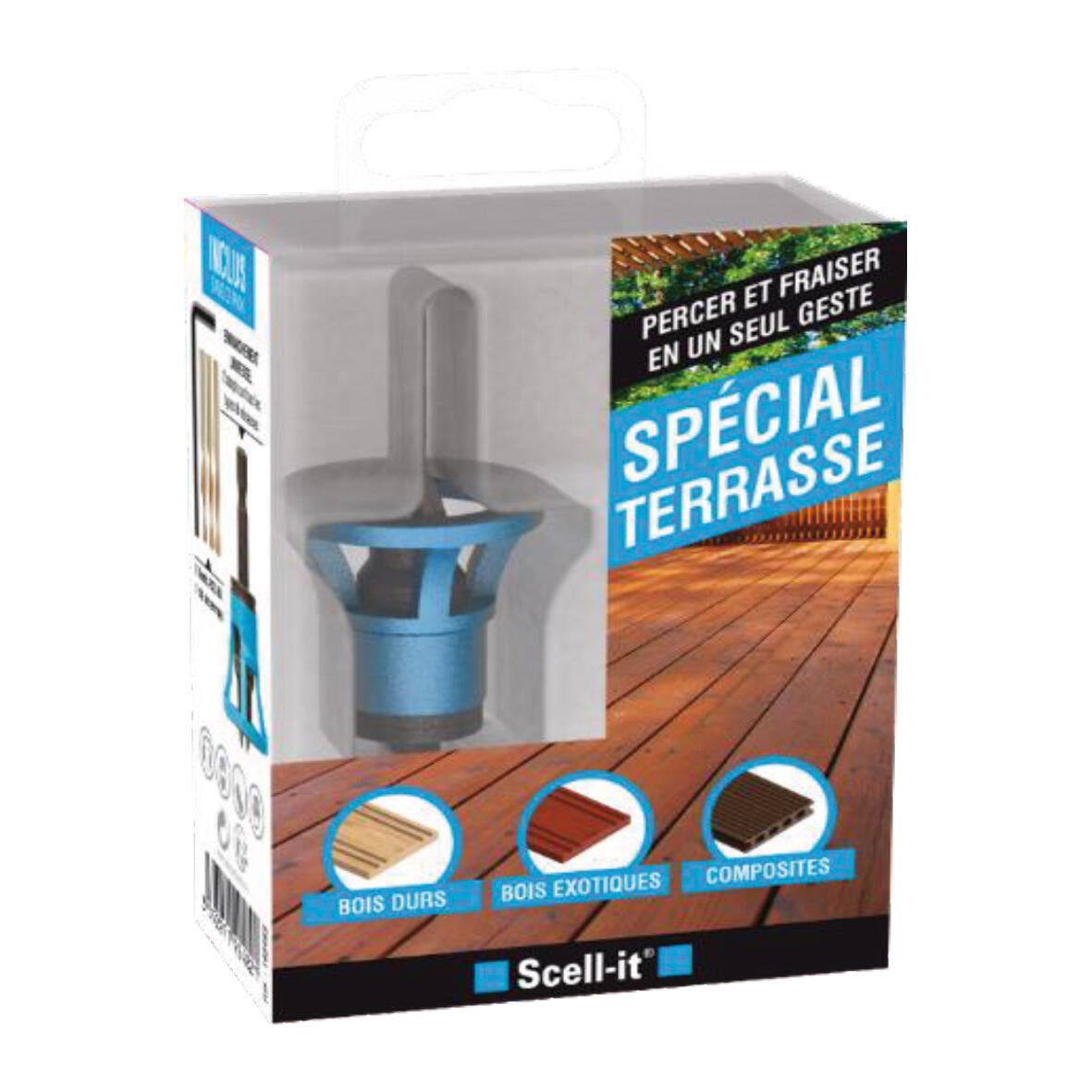 Foret fraisoir spécial terrasse - SCELL IT - 2