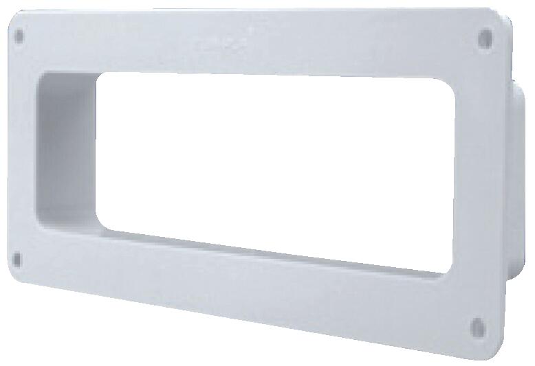 Bride murale rectangulaire PVC rigide 55 x 220 mm - S&P - 2