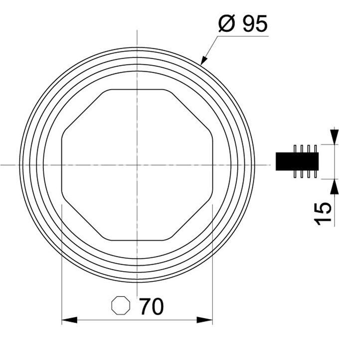 Joint pour cuvette WC standard M32 WIRQUIN PRO - 2