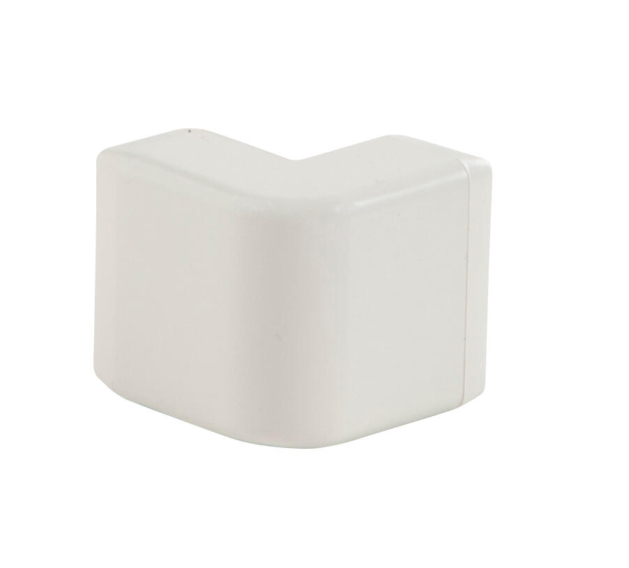Lot de 4 angles extérieurs blancs pour moulure 10 x 20 mm - DEDRA  - 4