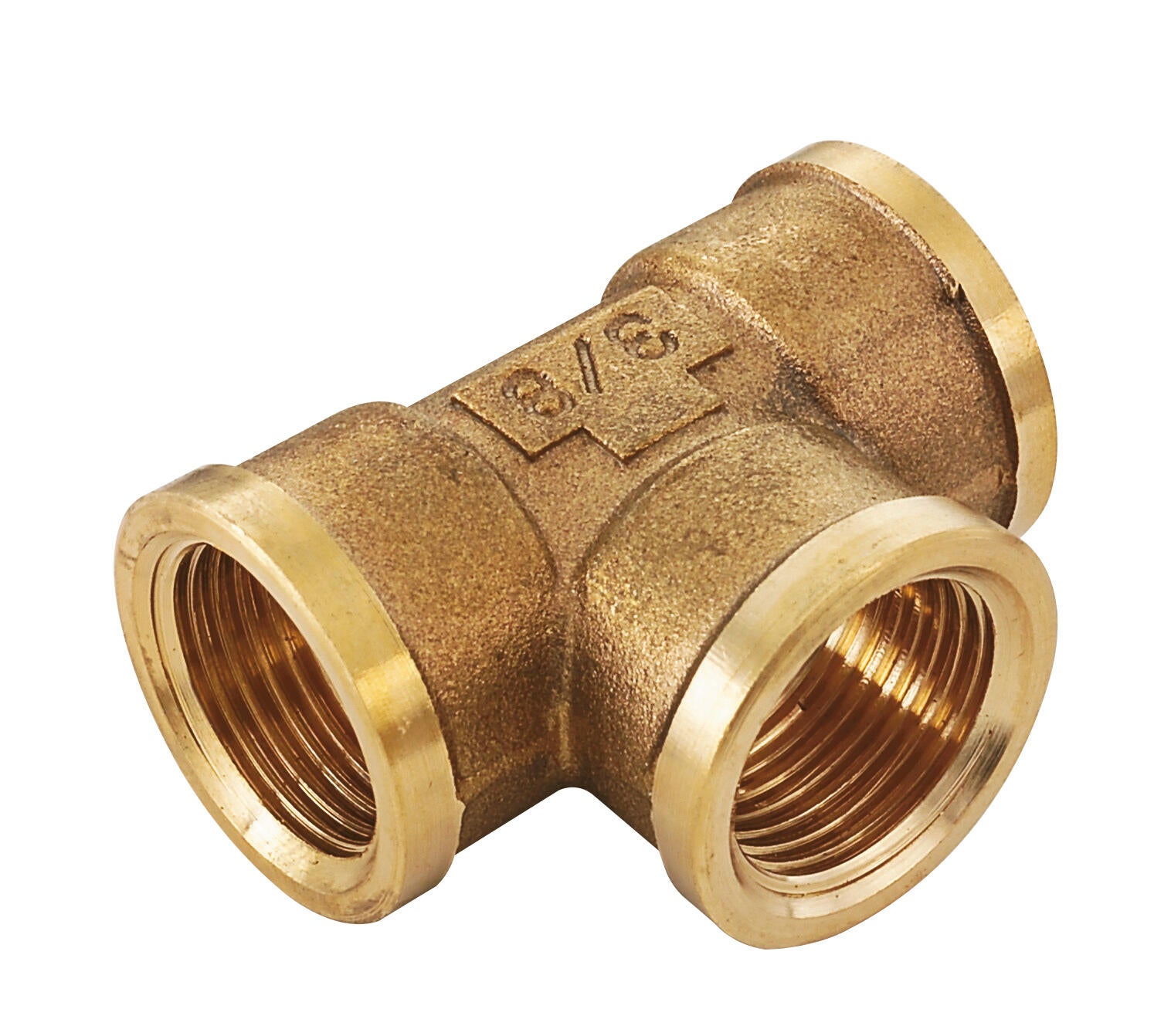 Raccord té femelle F.20X27(3/4'') cuivre à visser - (lot de 2) - 2