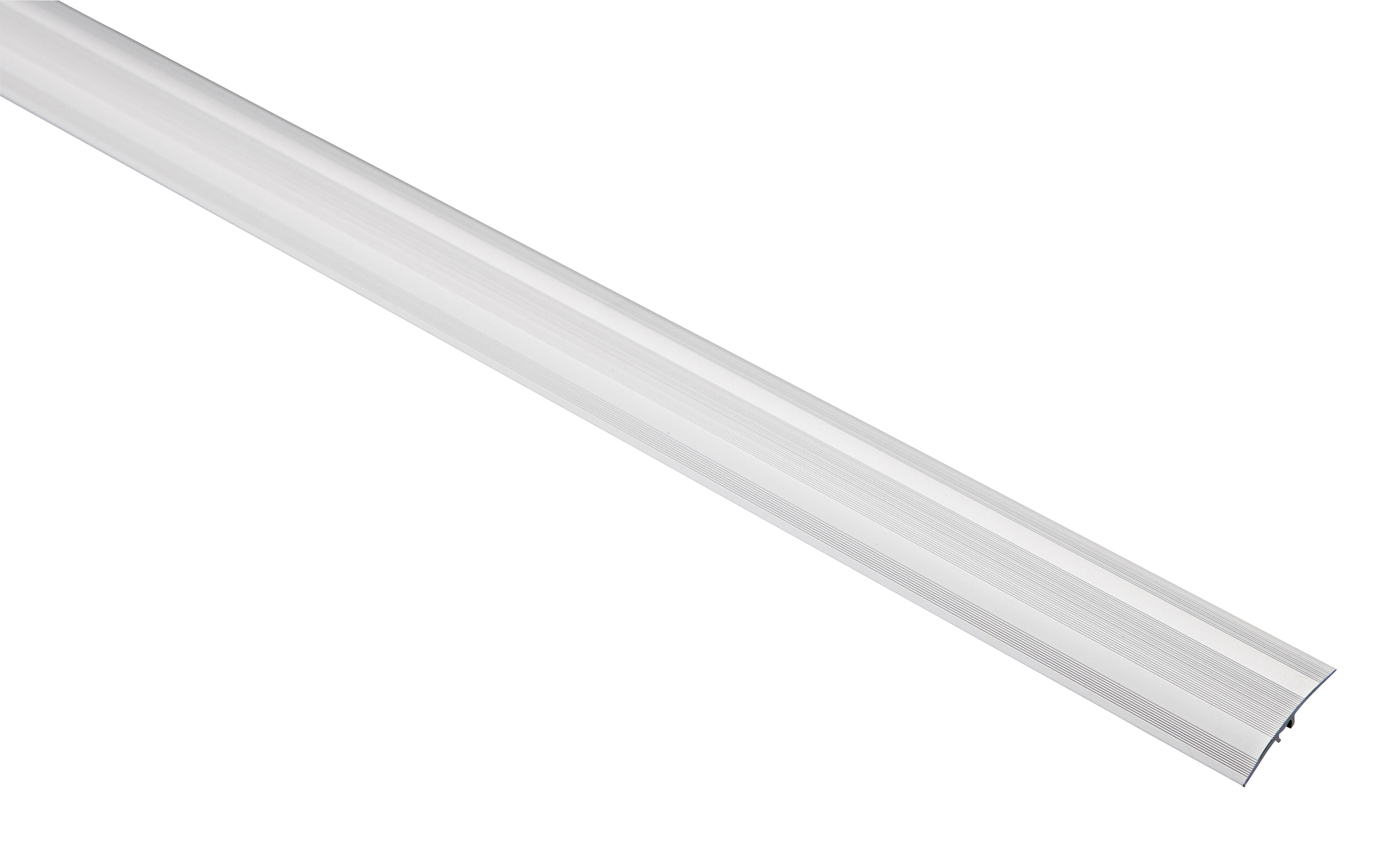 Barre de seuil aluminium strié à visser L.270 x l.4,10 cm  - 7