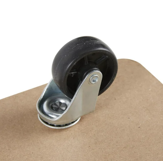 Plateau roulant bois charge supportée 150 kg 57,5 x 29 cm - 2