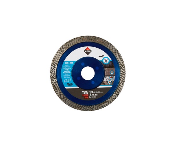 Disque diamant pour matériaux durs Diam.125 mm Superpro Viper - RUBI 31933 