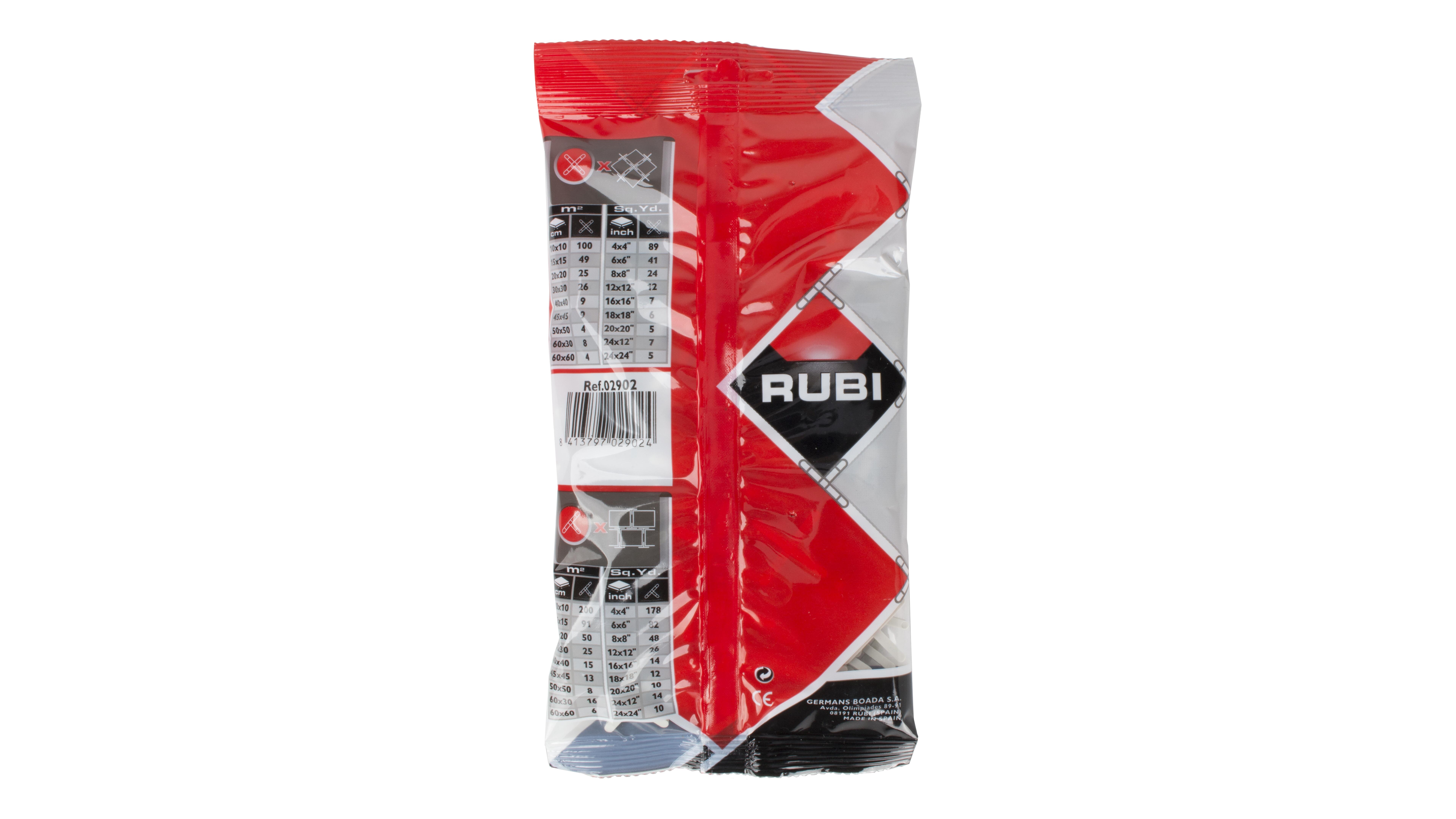 Croisillons standards pour carrelage Ep.3 mm en X - RUBI (sachet de 200) - 2