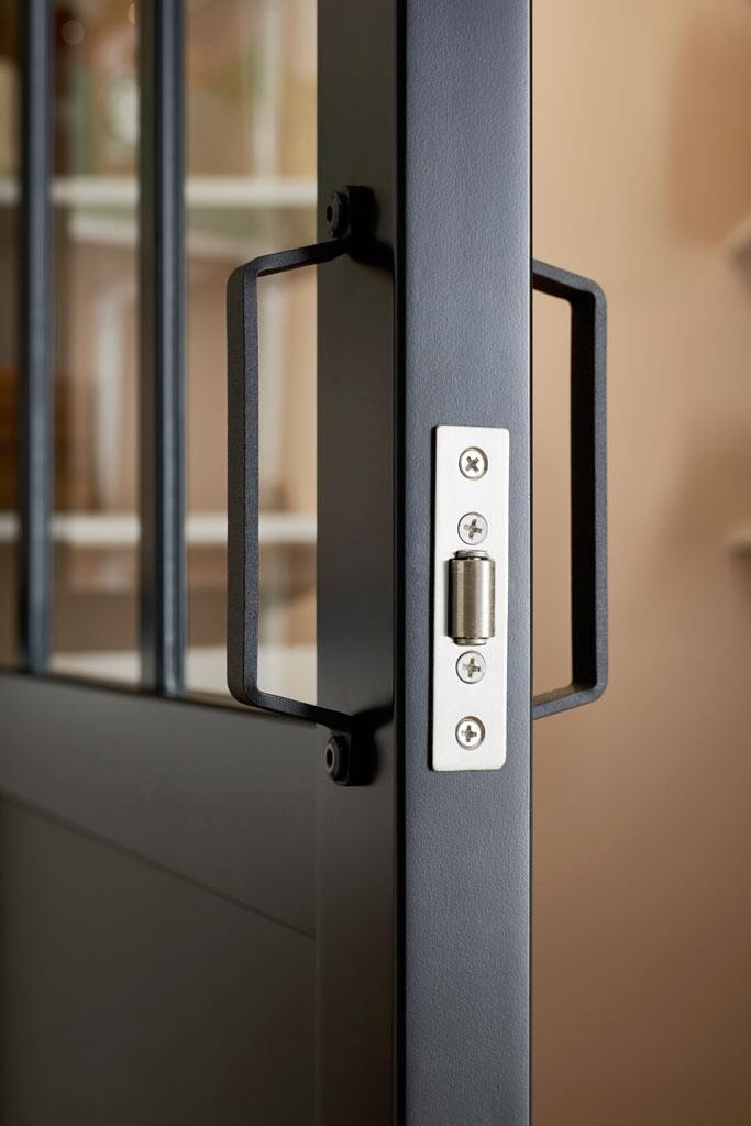 Bloc-porte Atelier revêtu Larg.93 cm poussant gauche alvéolaire Huiss.72 mm - 3