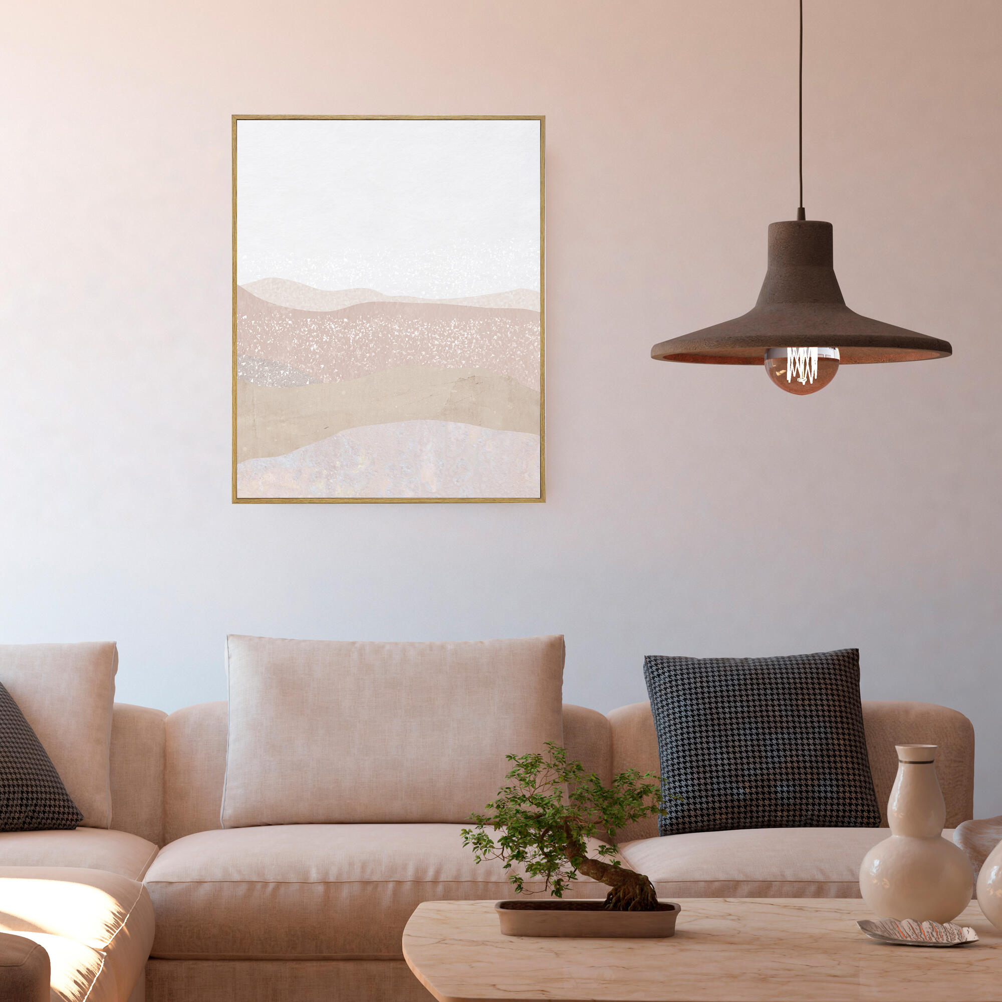 Cuadro decorativo con moldura 106210 50x70 cm
