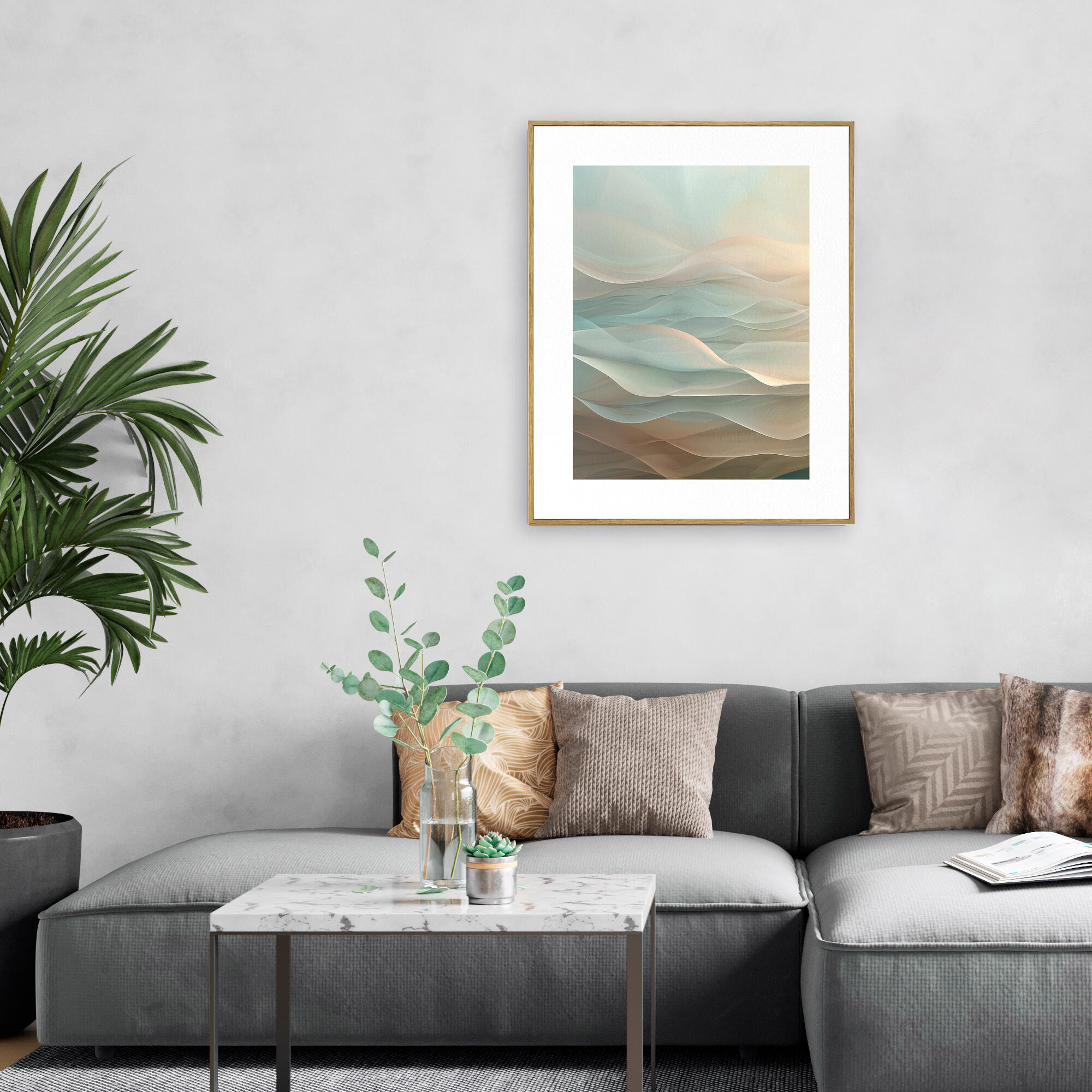 Cuadro decorativo con moldura 106219 40x50 cm
