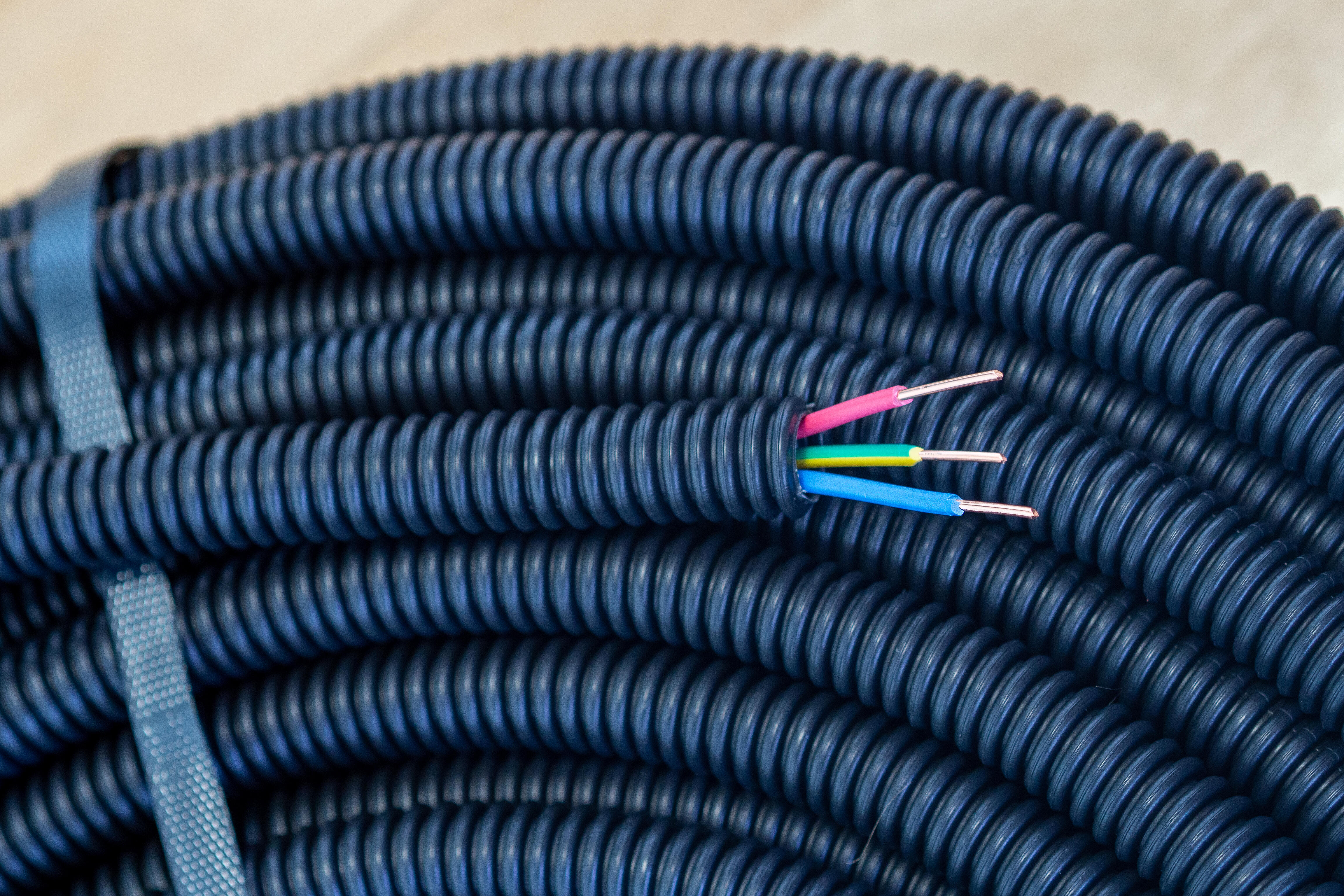 Gaine préfilée HO7VU 3x1,5 mm² Diam.16 mm 100 m - ELYDAN - 4