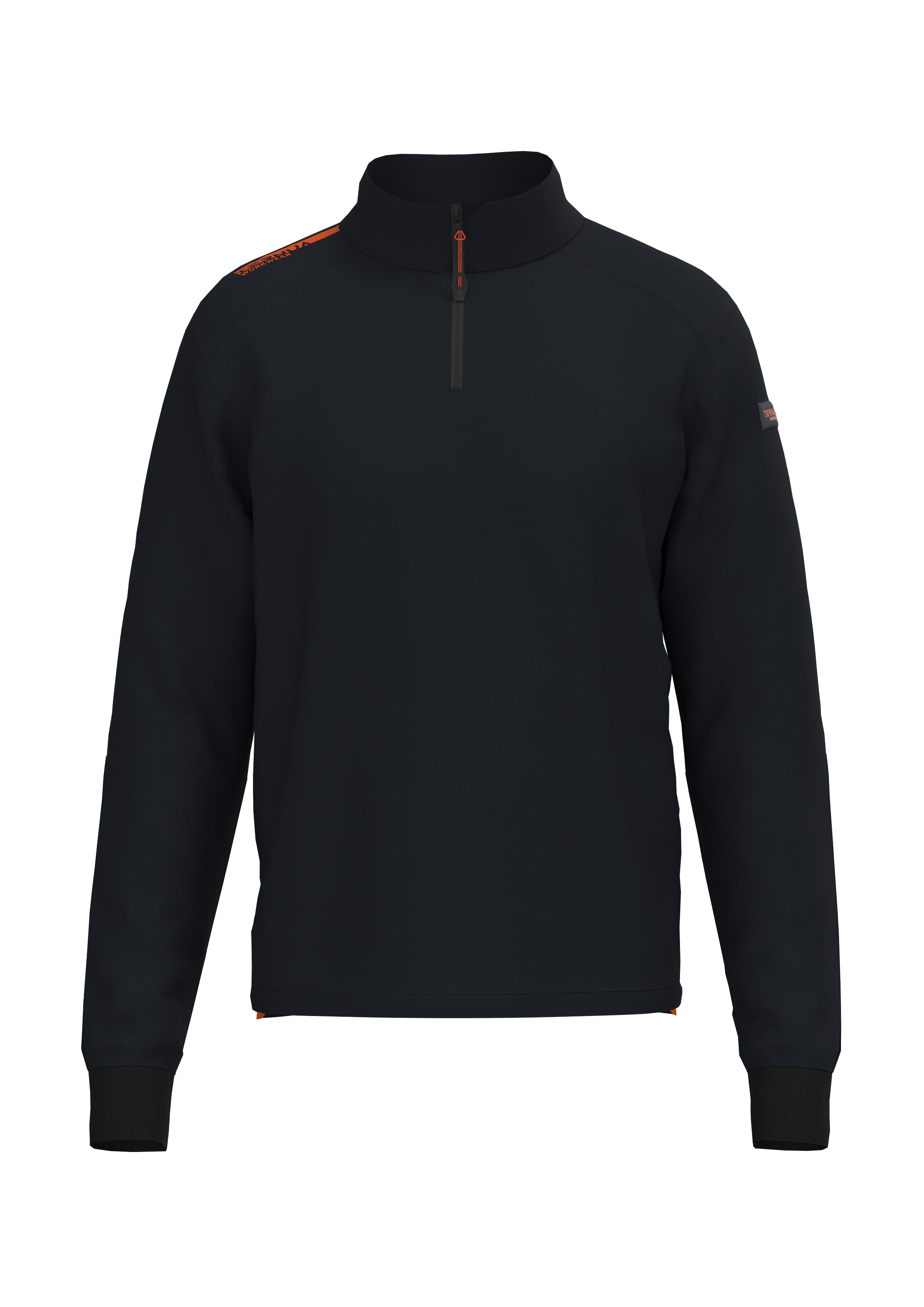 Sudadera ternua leza 1/2 mnegro t xl