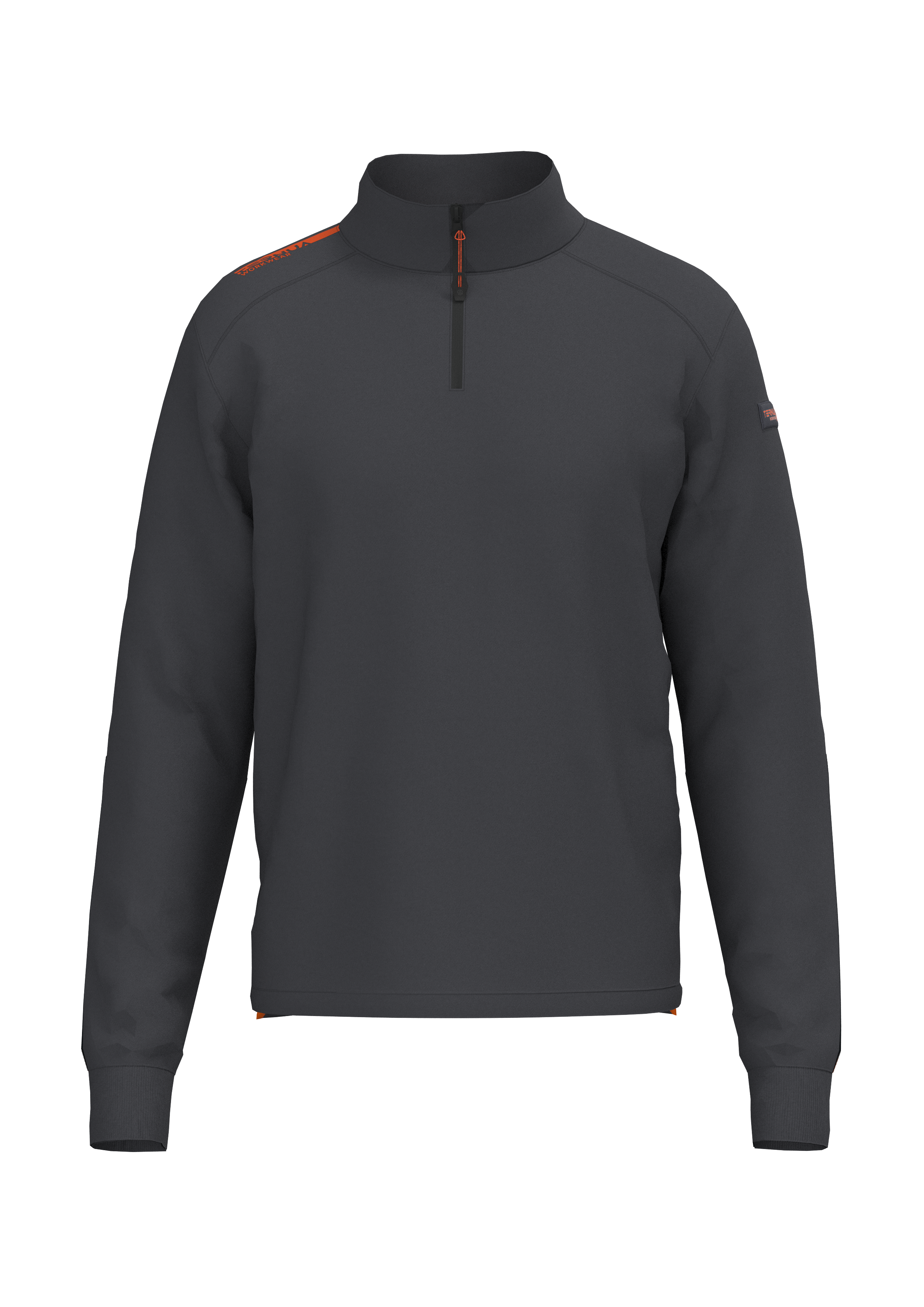 Sudadera ternua leza 1/2 m gris t3 xl