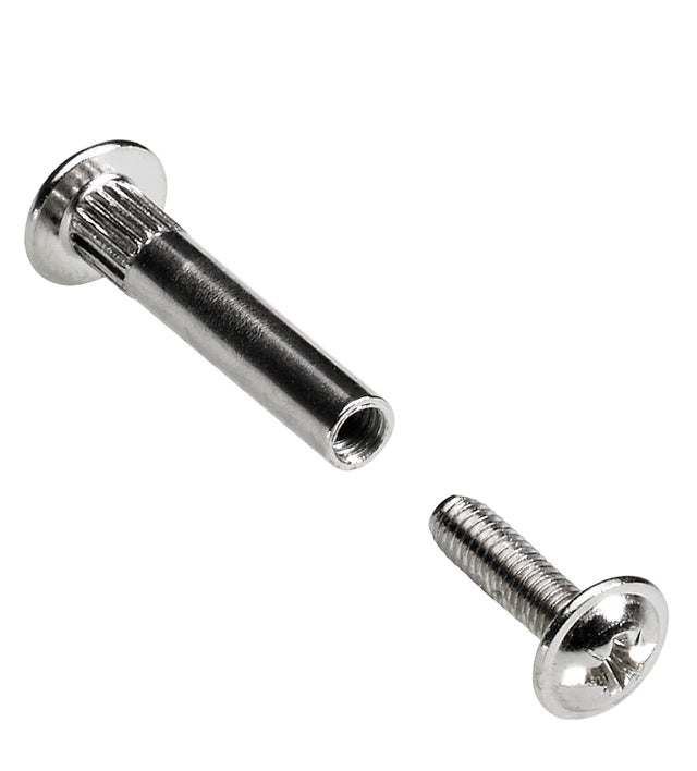 Vis d'assemblage nickelée M4 36-46 mm 10 pièces - HETTICH