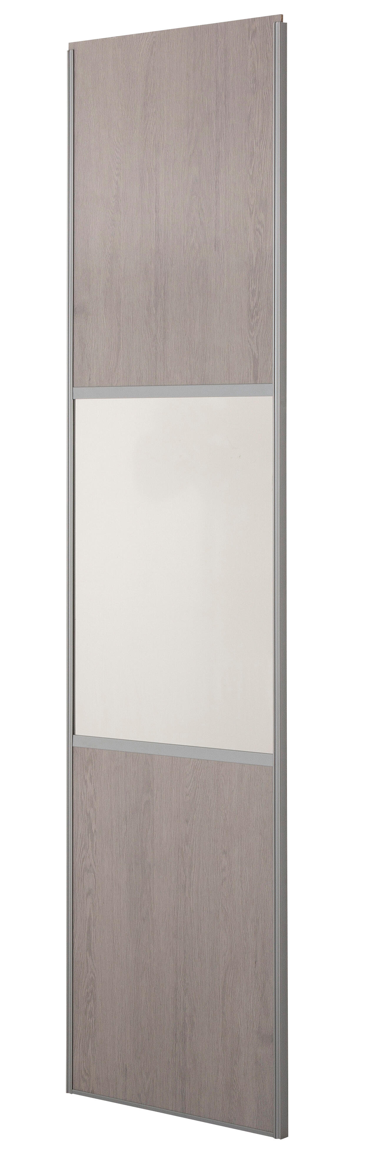 Porte de placard coulissante - 1 Vantail décor Chêne Cendré 10x600x2500mm - 7