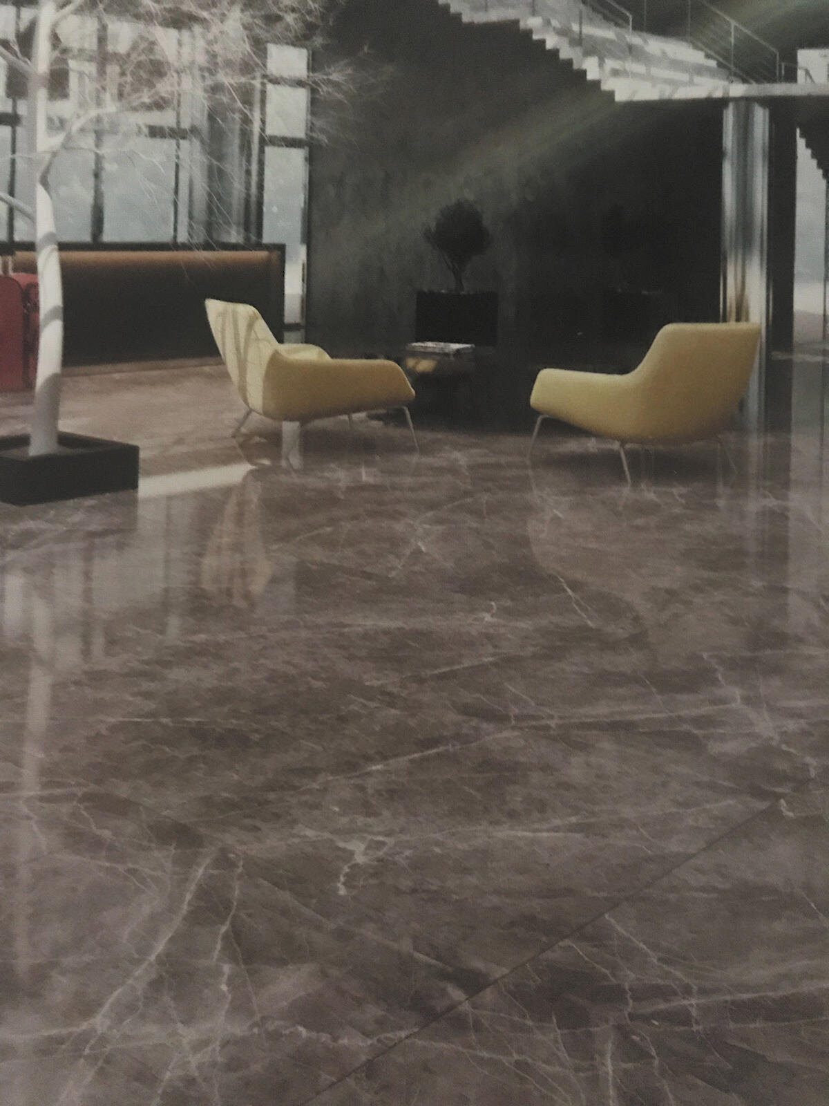 Carrelage sol intérieur effet marbre l.60x L.60cm - Bolonia Poli - 2
