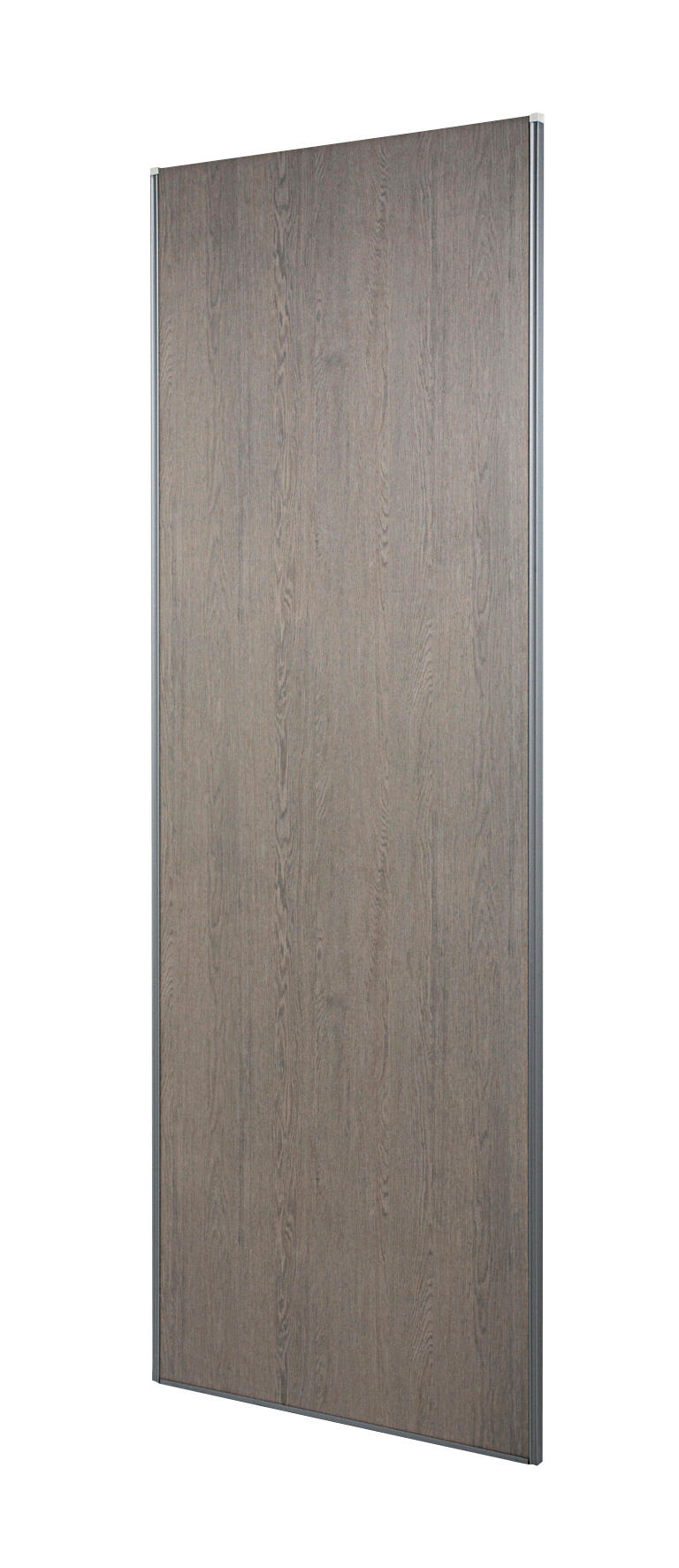 Porte de placard coulissante - 1 Vantail décor Chêne Cendré 10x600x2500mm - 2