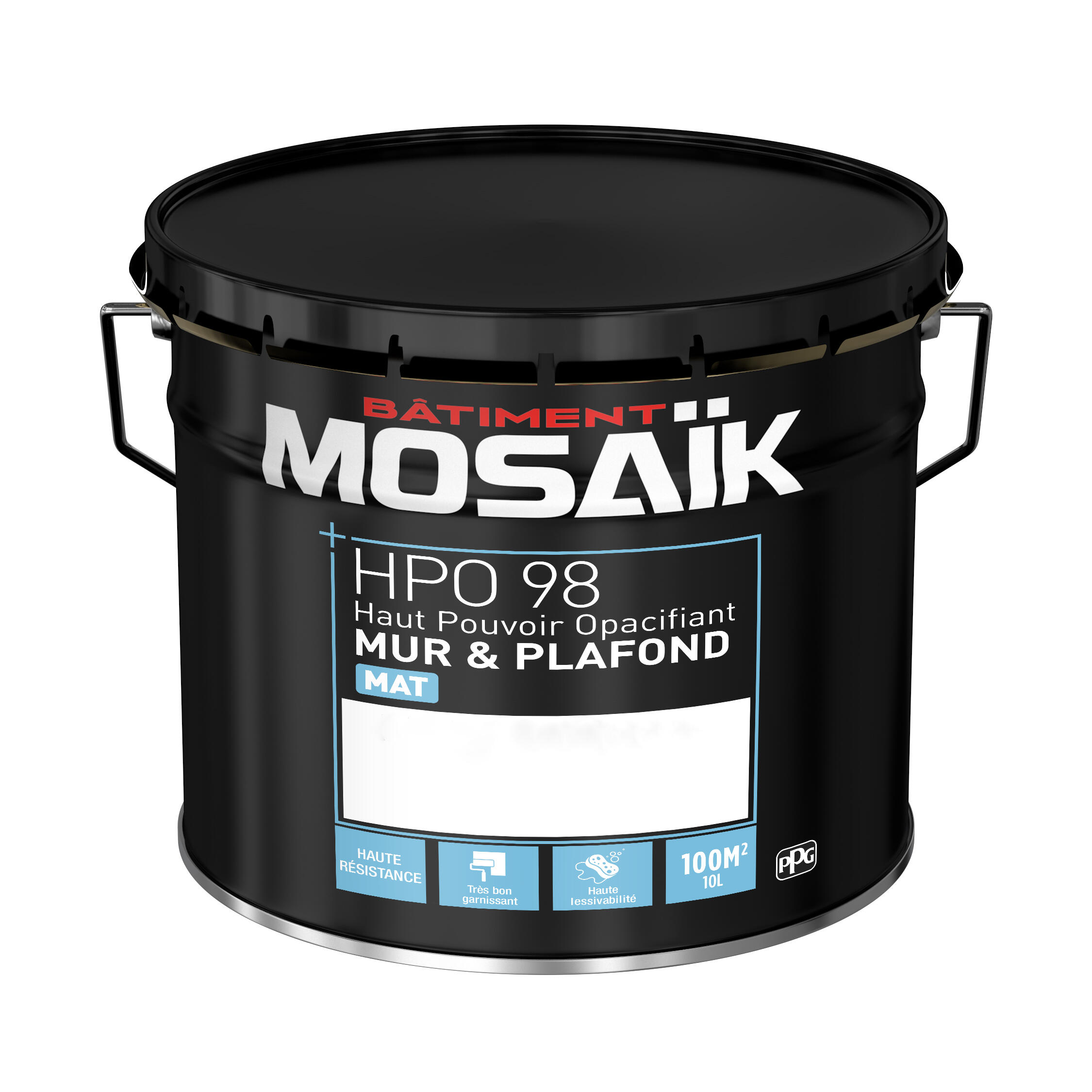 Peinture intérieure mat bleu mansel teintée en machine 10L HPO - MOSAIK - 2