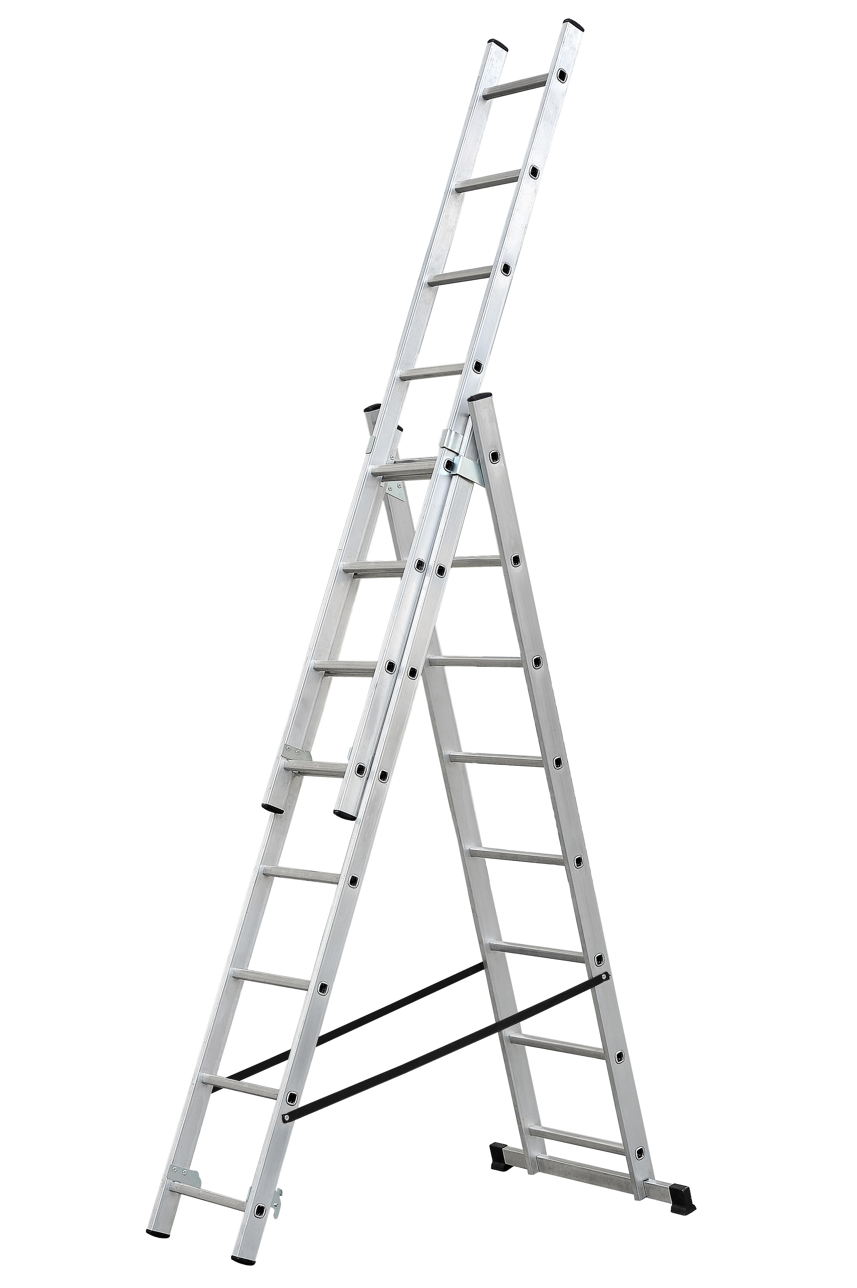 Echelle transformable 3 plans x 8 marches H.4,90 m - HAILO - 2