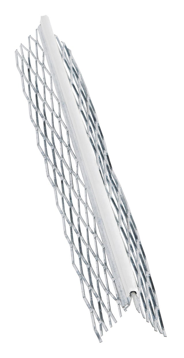 Profil d'angle V blanc pour enduit de façade - PRB