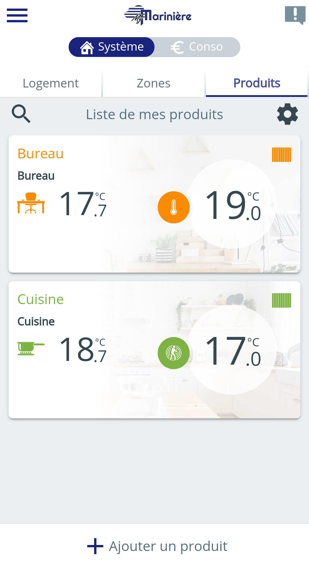 Radiateur électrique à inertie sèche 2000 W Aviso - MARINIERE - 3