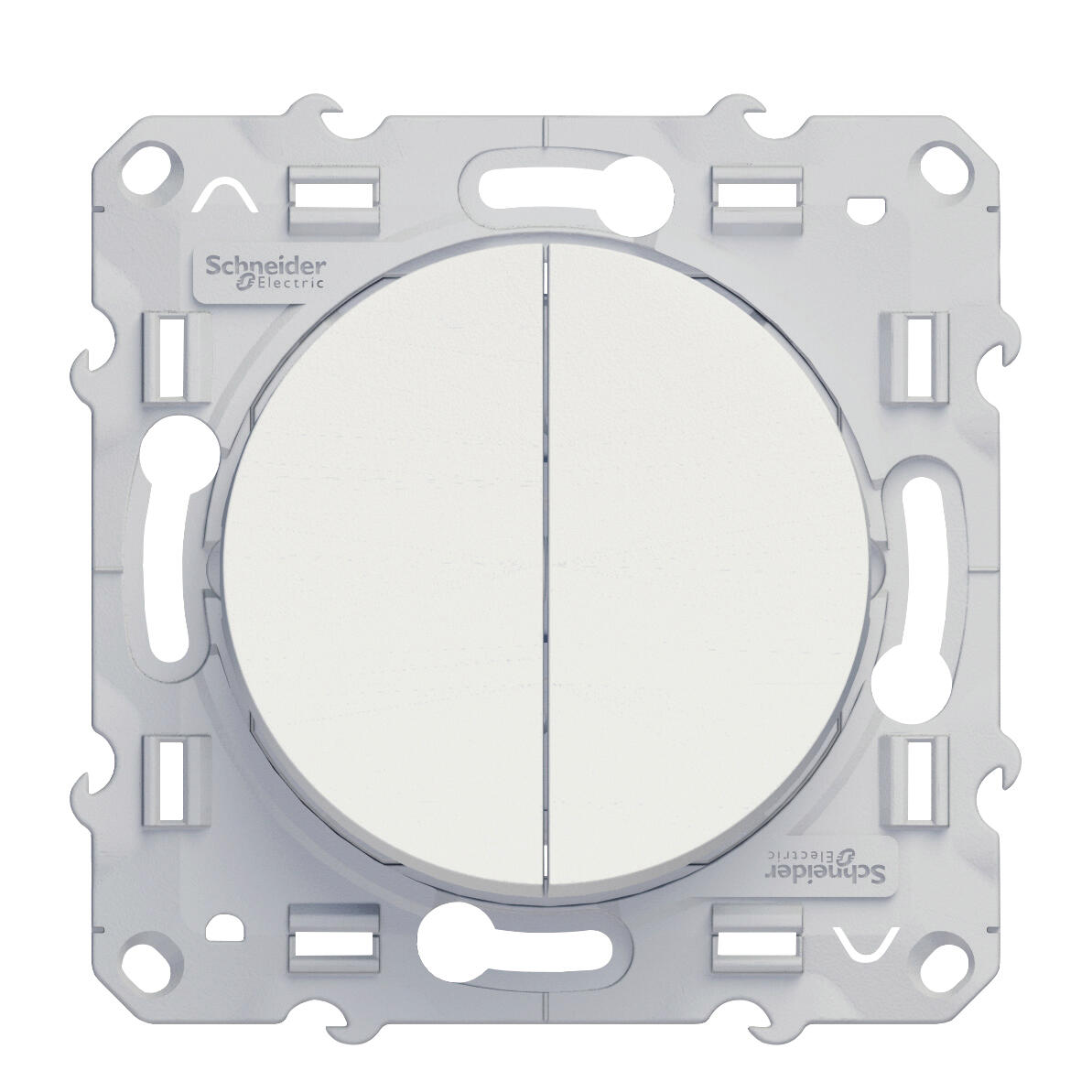 Interrupteur double va et vient ODACE - SCHNEIDER ELECTRIC - 8