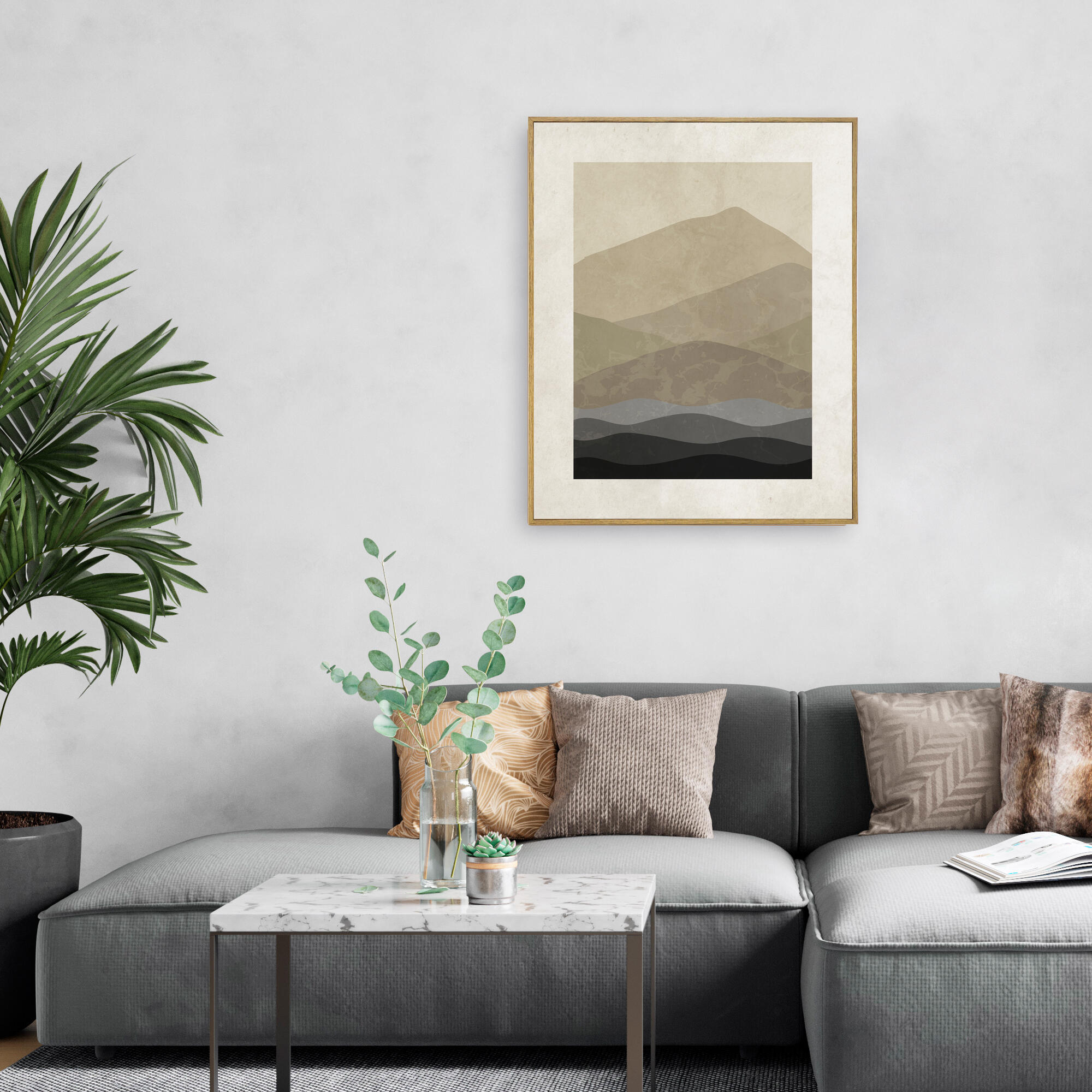 Cuadro decorativo con moldura 106213 40x50 cm