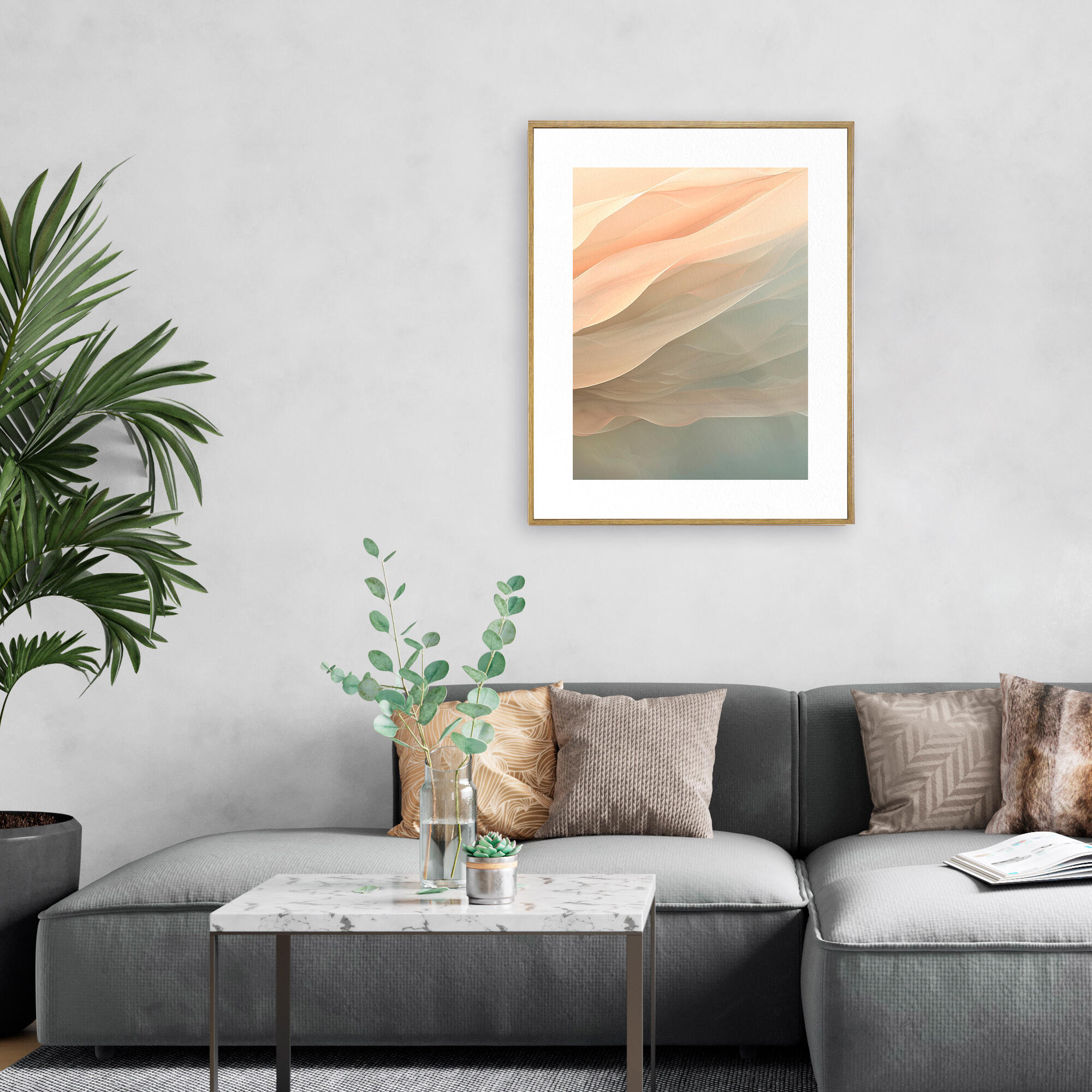 Cuadro decorativo con moldura 106220 40x50 cm