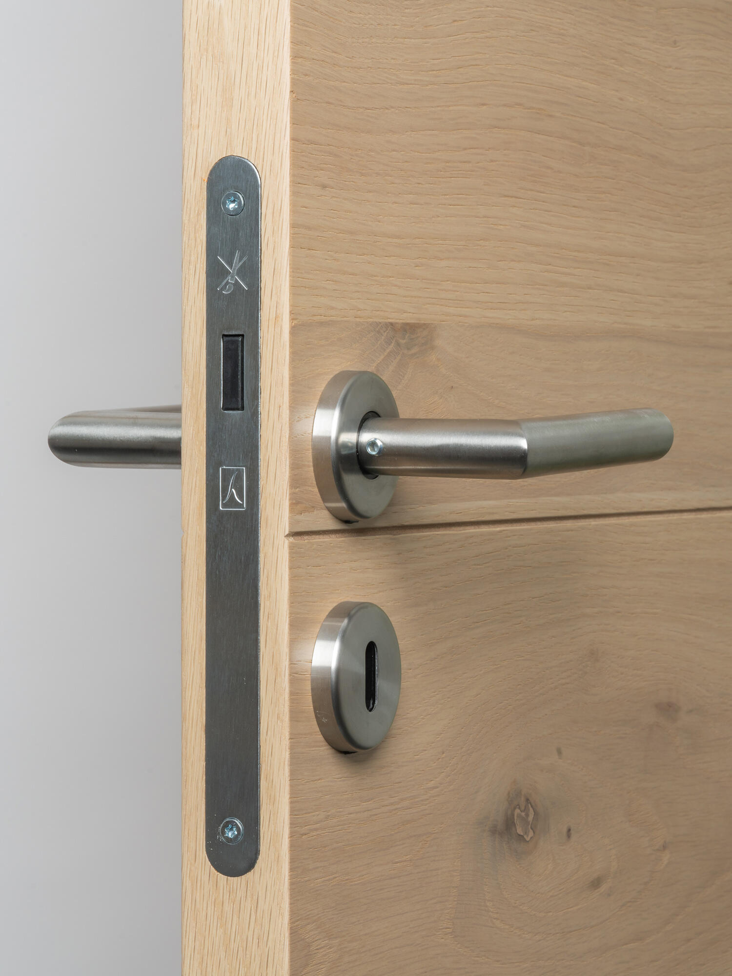 Bloc-porte Hema bois Larg.73 cm poussant droit pleine Huiss.90 mm - 2