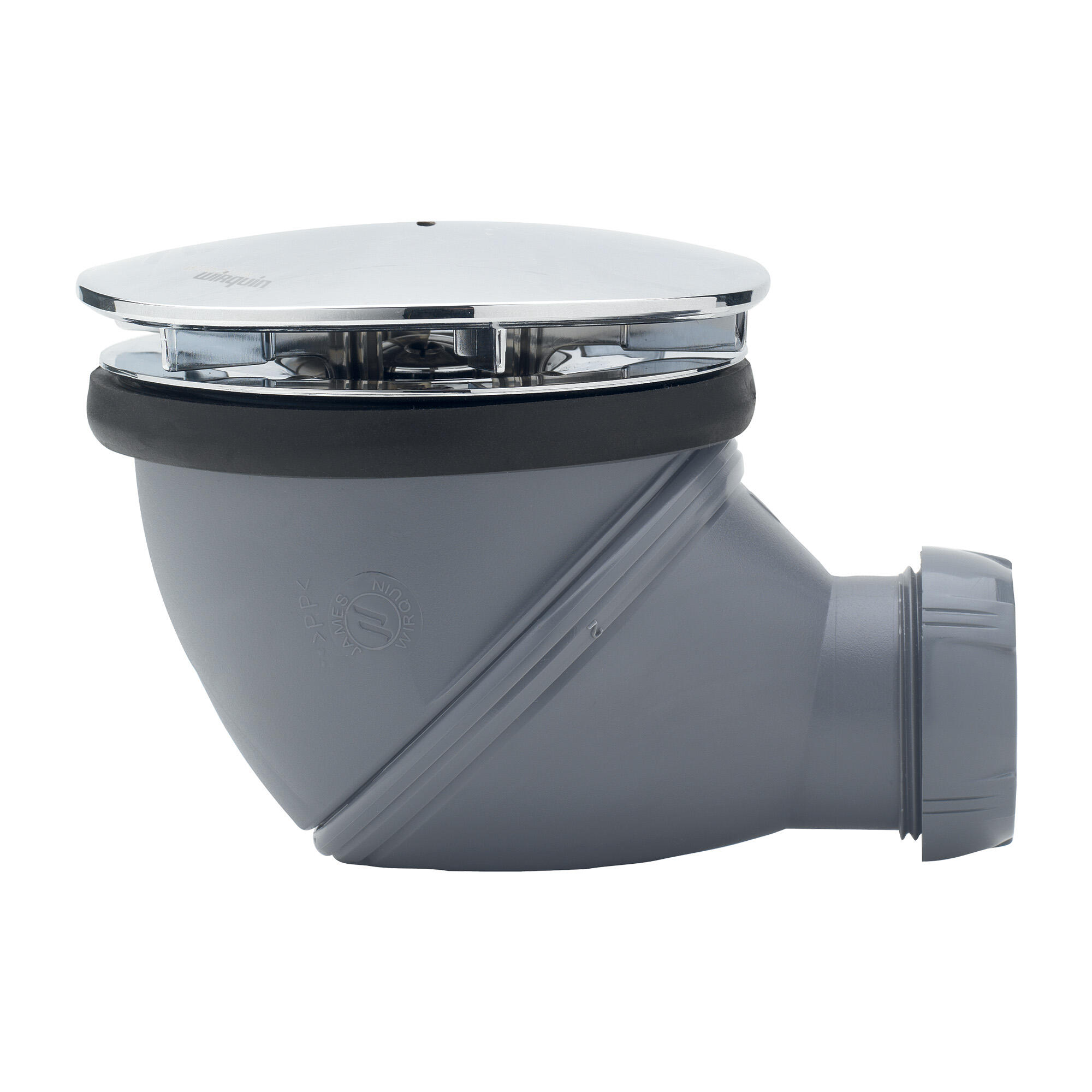 Bonde de douche JAMES Ø 90 mm orientable dôme ABS  Ø 120 mm Wirquin Pro - 5