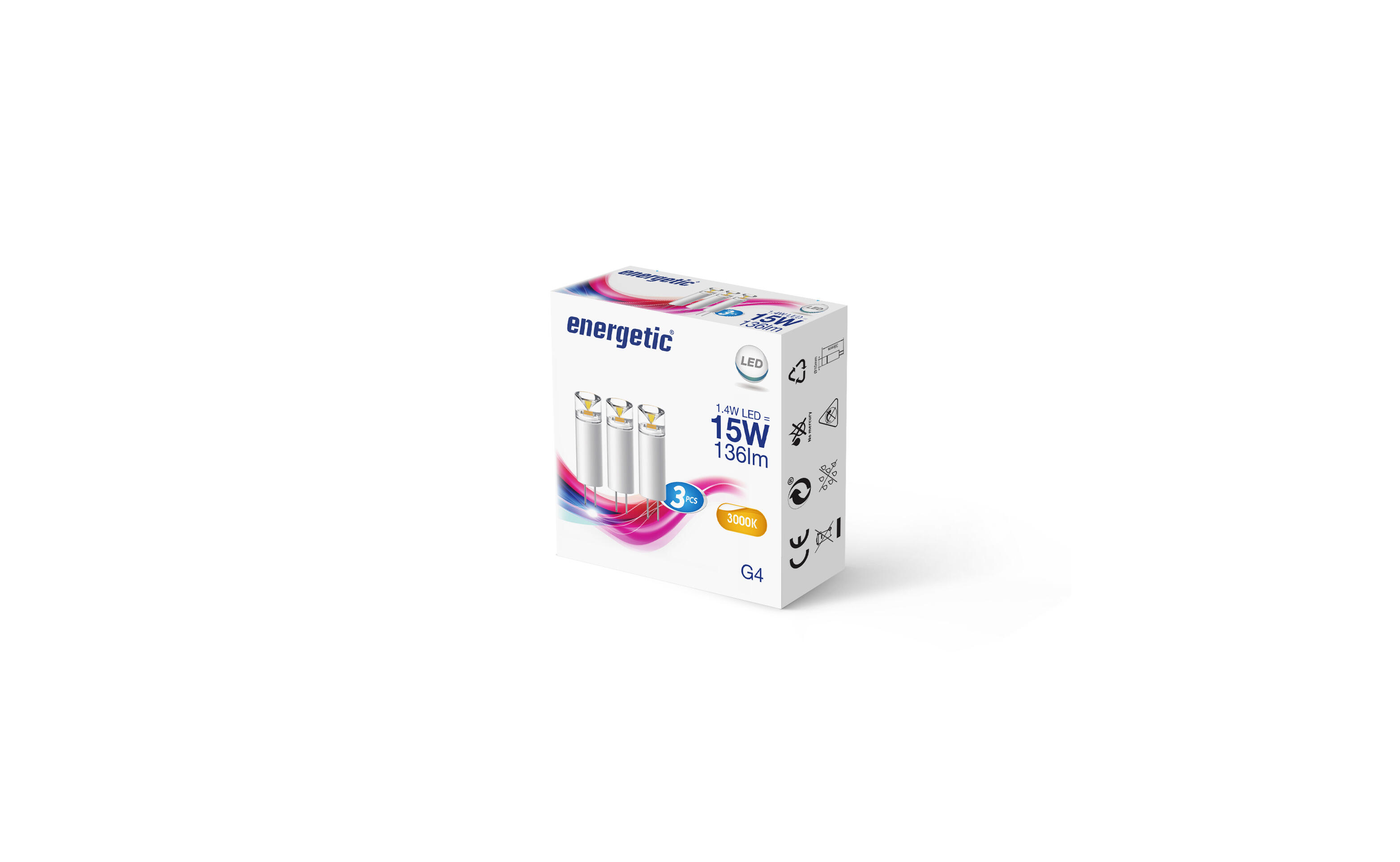 Ampoule LEDG4 blanc chaud lot de 3  - NORDLUX - 2