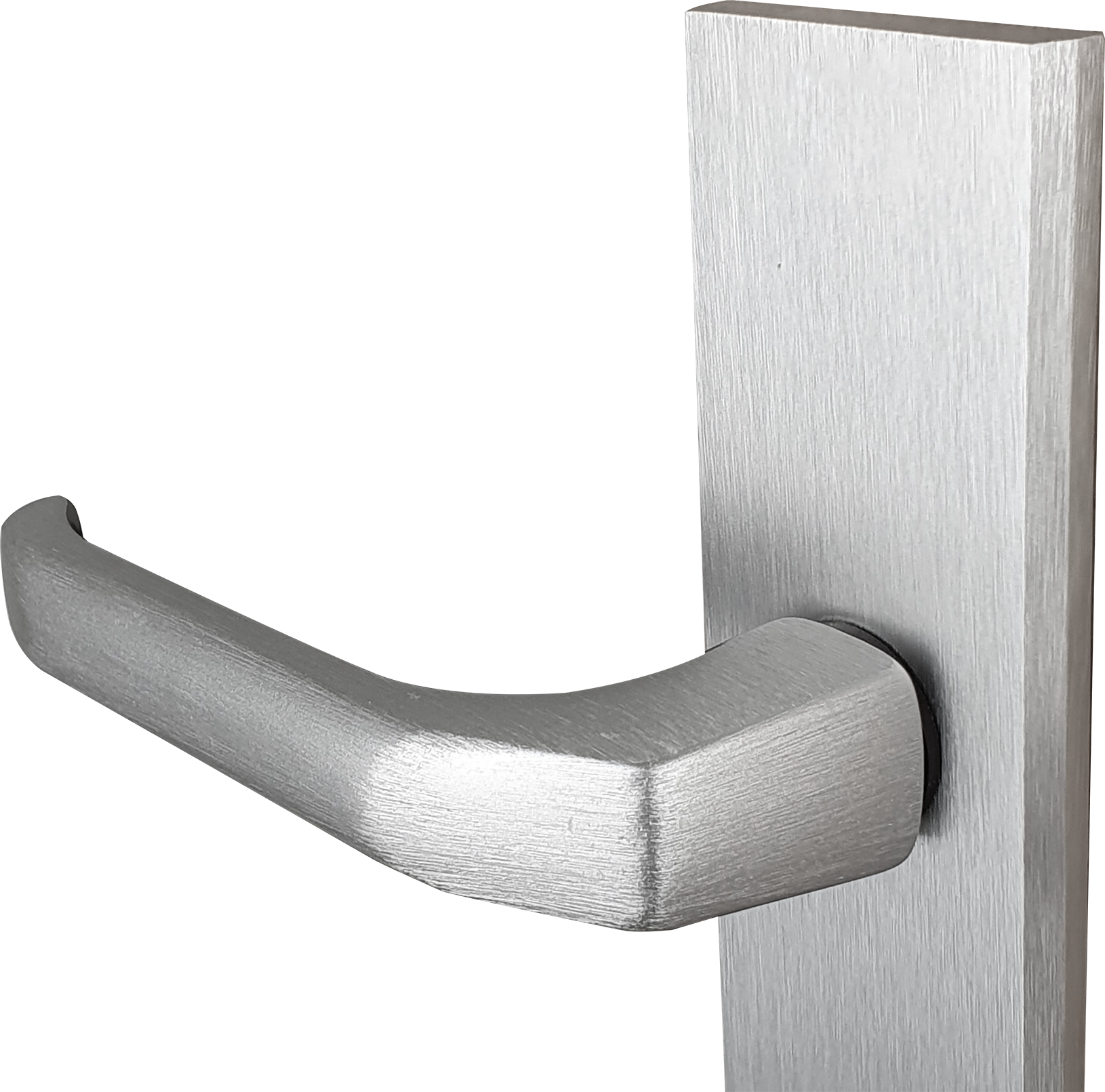 Poignée de porte sur plaque grise entraxe 195 mm ODIN x2 - 5