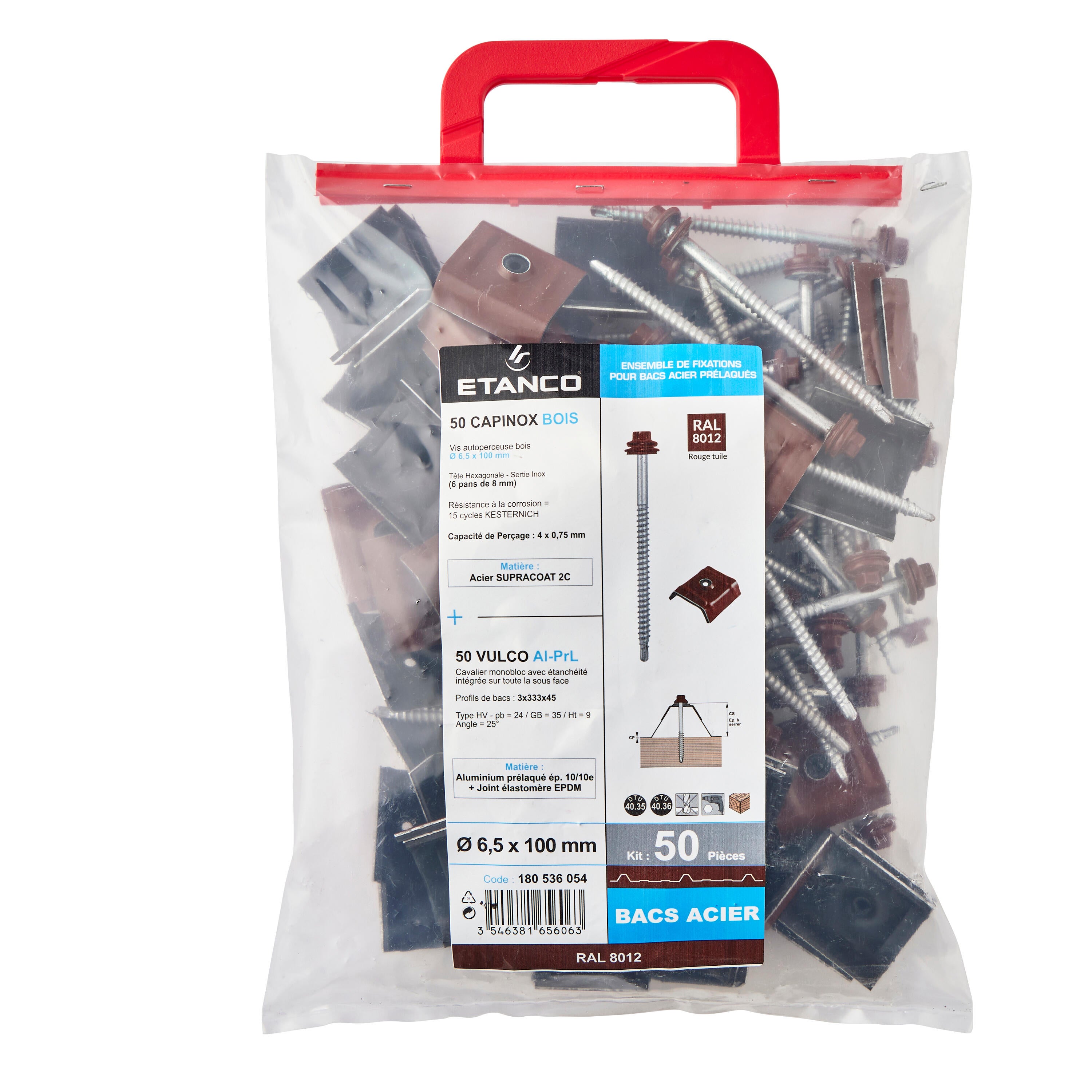 Vis autoforeuse Diam. 6,5 x 100 mm Sac de 50  - ETANCO - 3