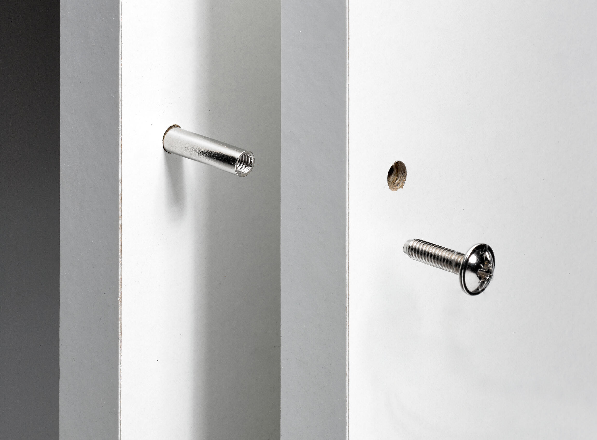 Vis d'assemblage nickelée M4 36-46 mm 10 pièces - HETTICH - 3