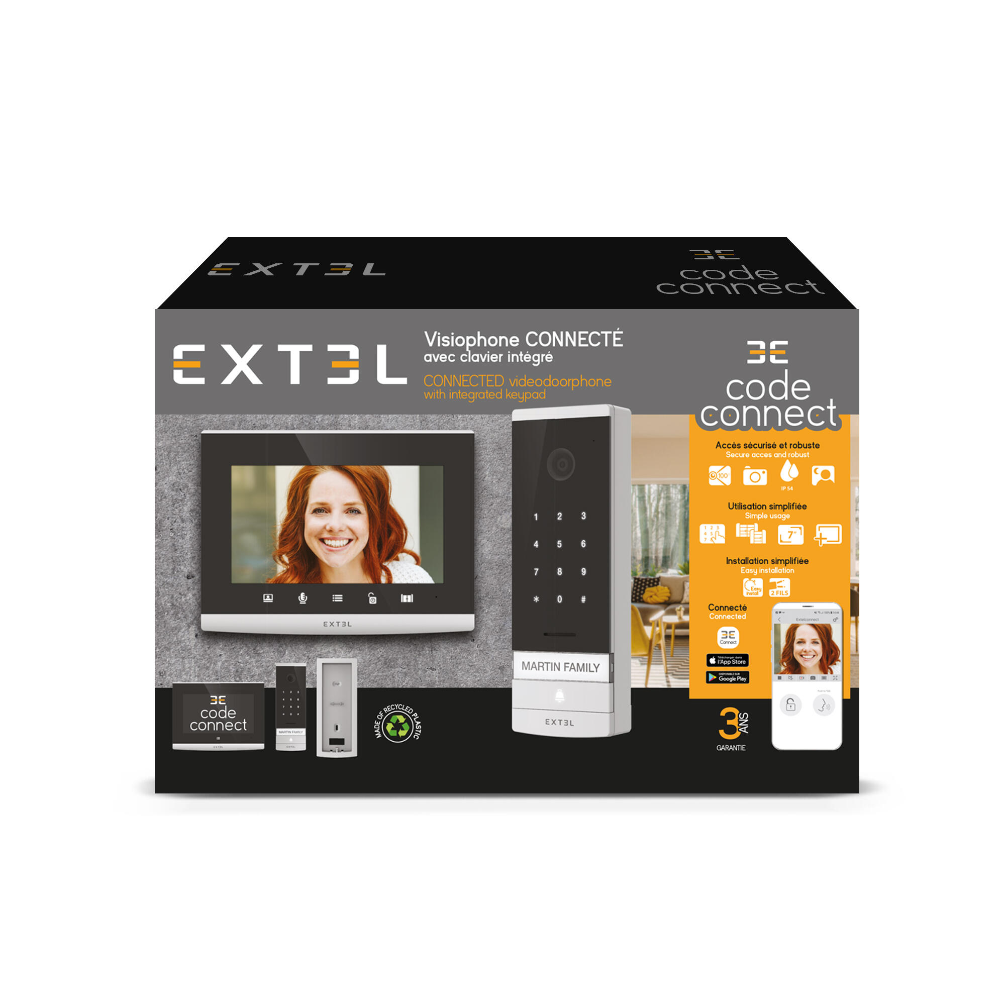 Visiophone filaire et connecté - Extel Connect - EXTEL -  - 9