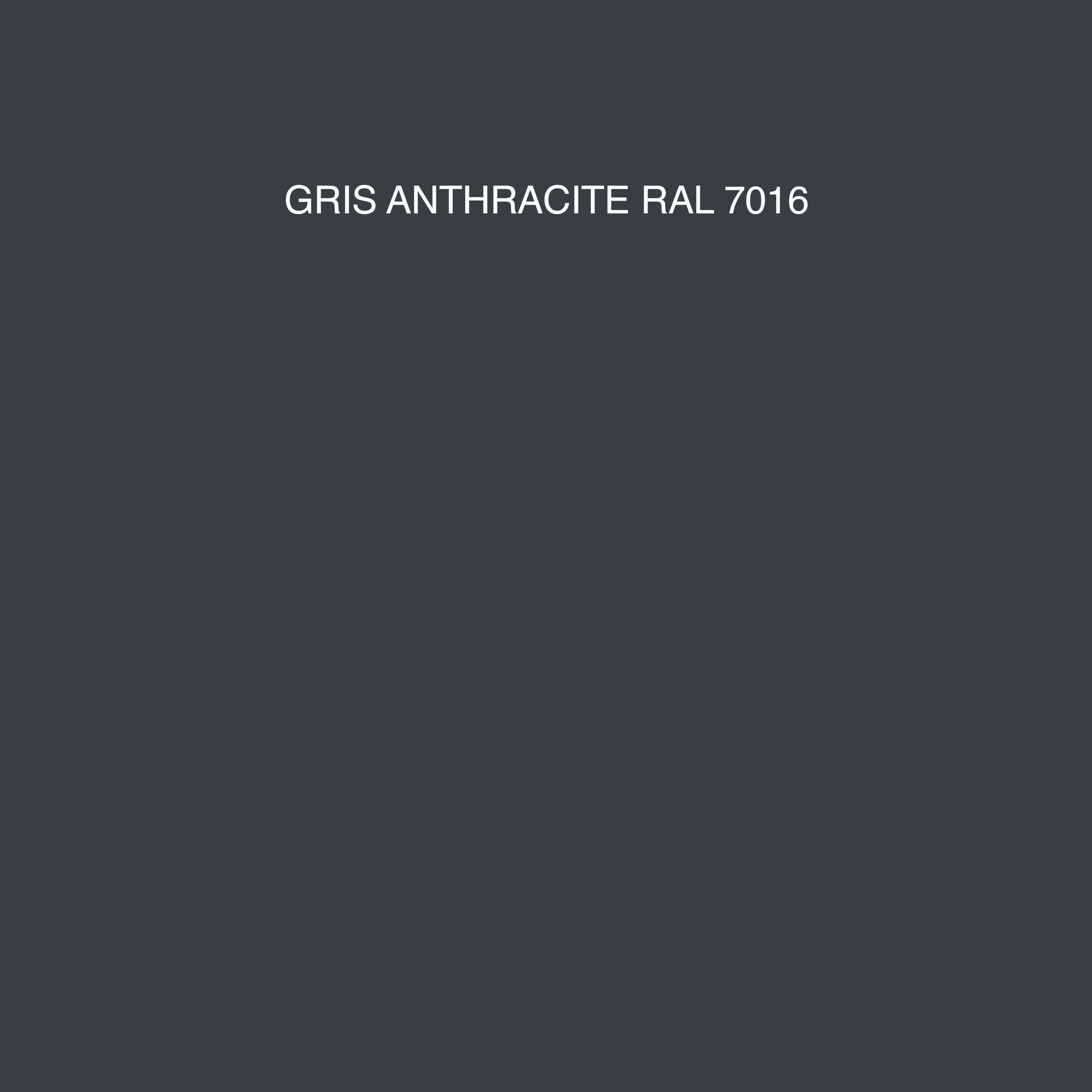 Peinture fer glycéro anti-rouille brillant anthracite RAL7016 2,5 L - MOSAÏK  - 2