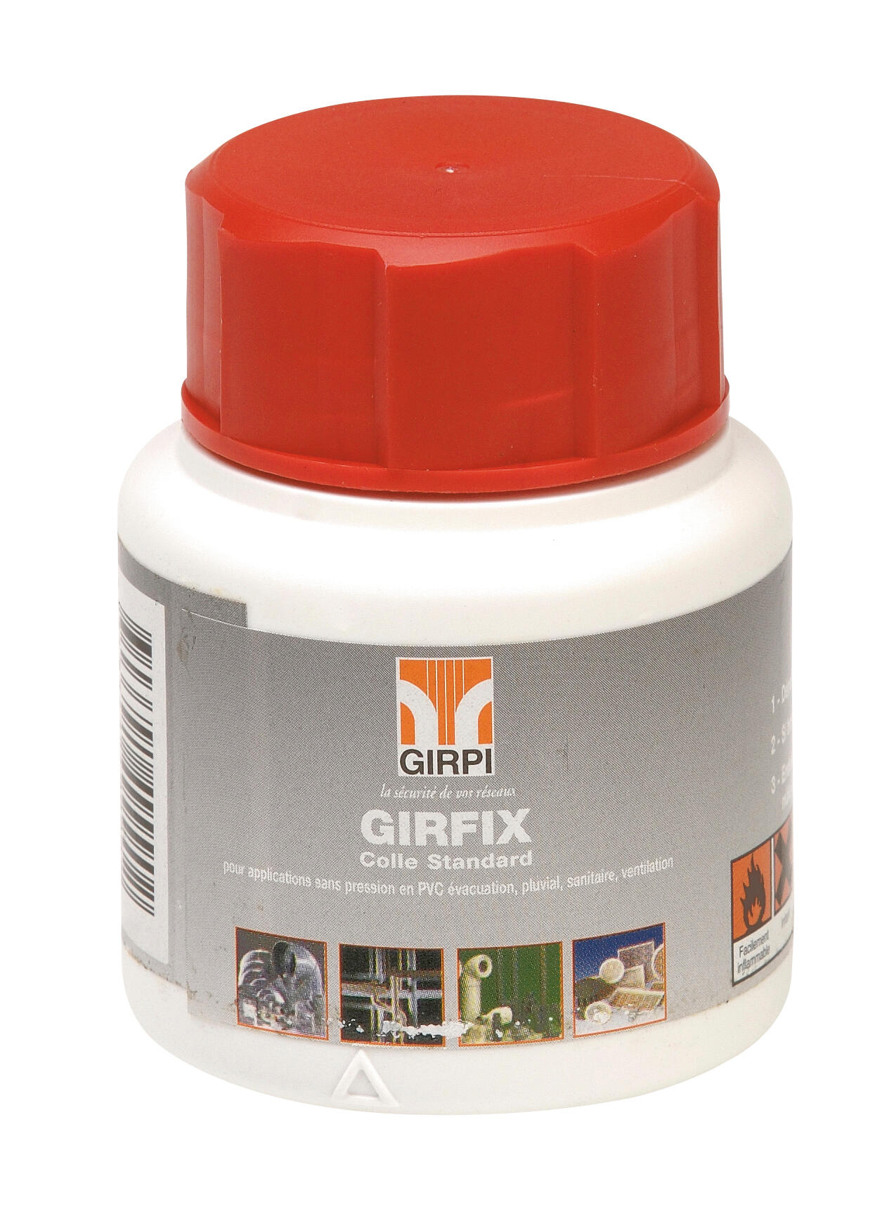 Colle pour évacuation et pluvial PVC 100 mL avec pinceau - 2