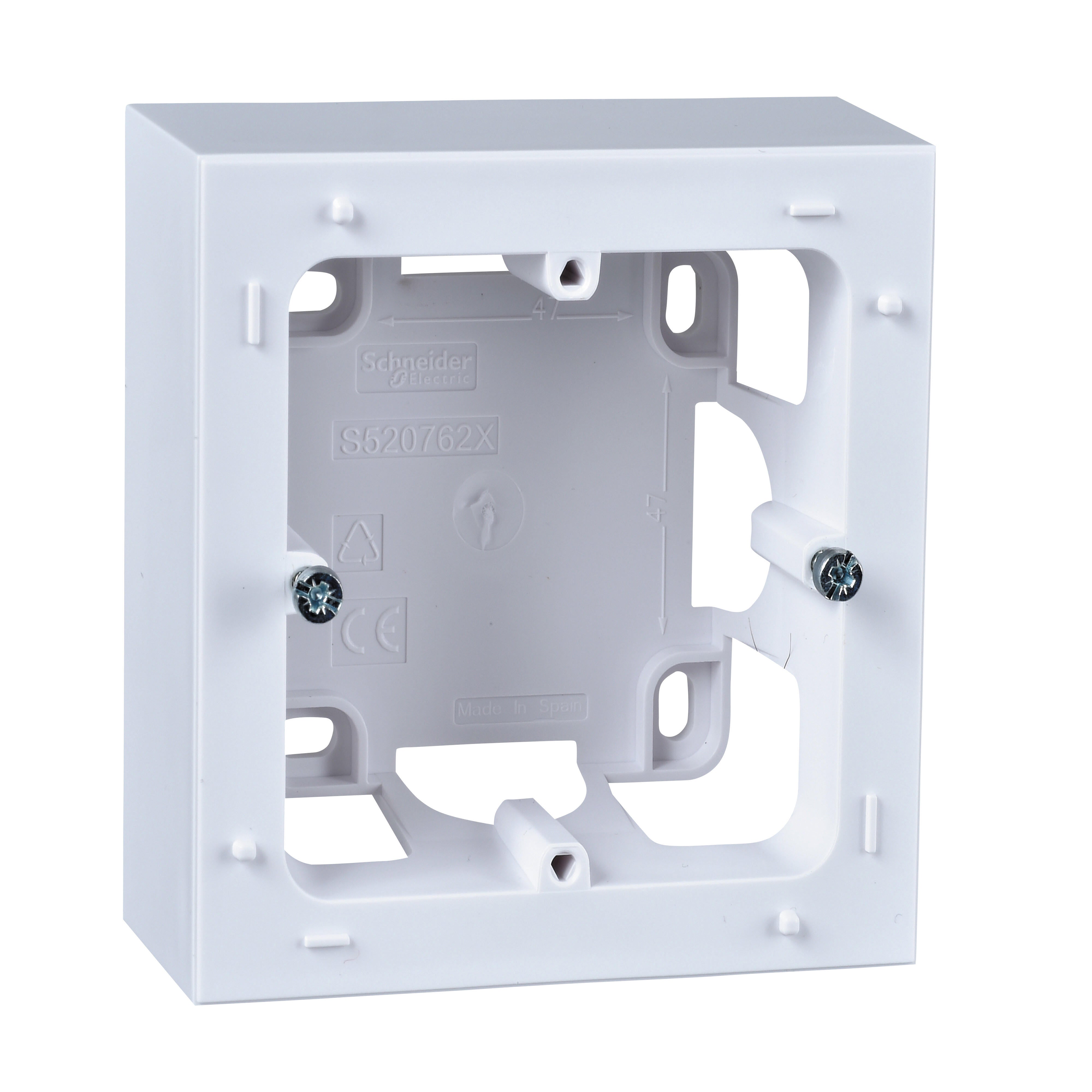 Cadre 1 poste blanc Odace - SCHNEIDER - 11