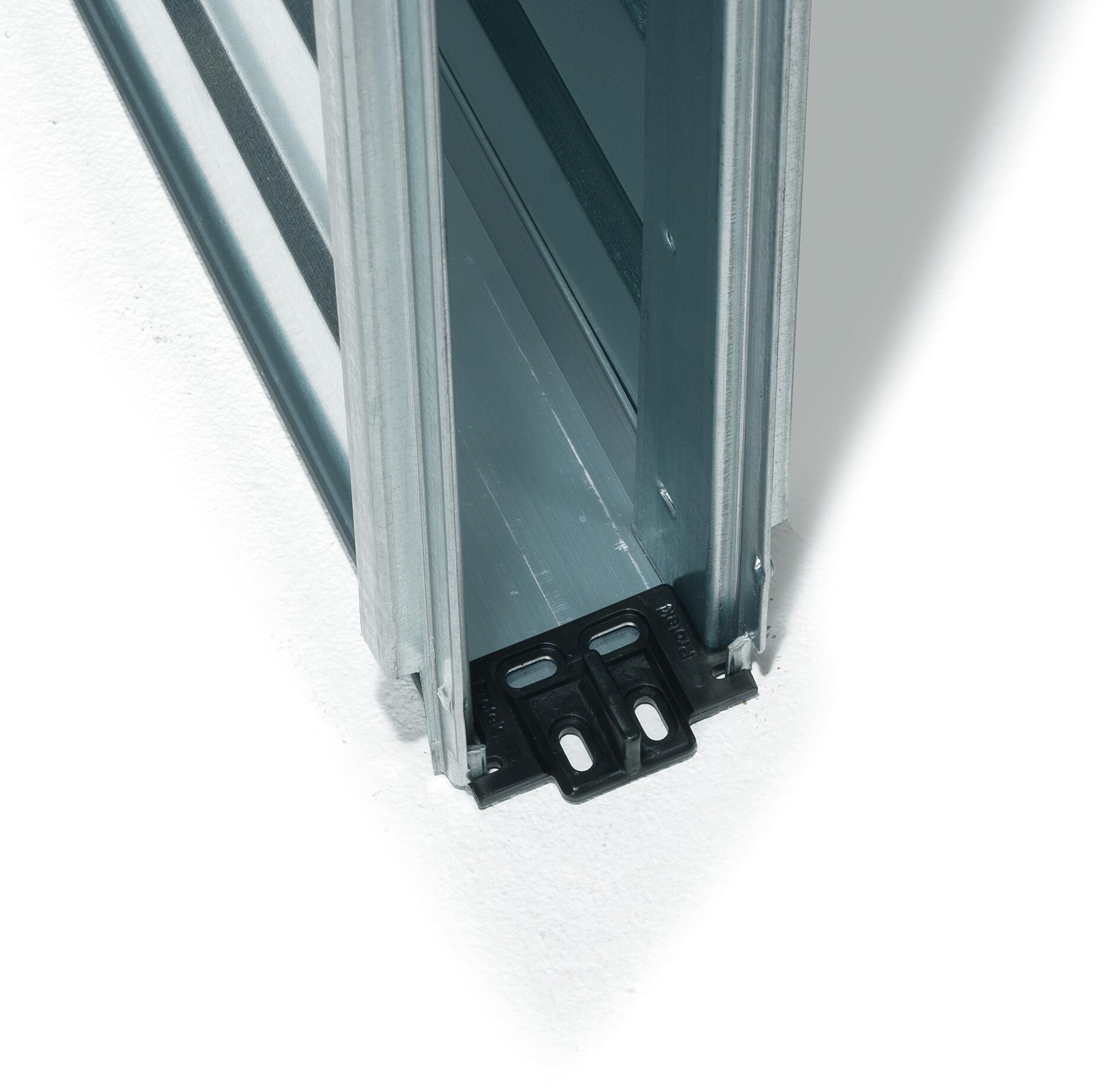 Système à galandage en caisson pour porte de Larg.93 cm avec amortisseur - PROTEK - 5