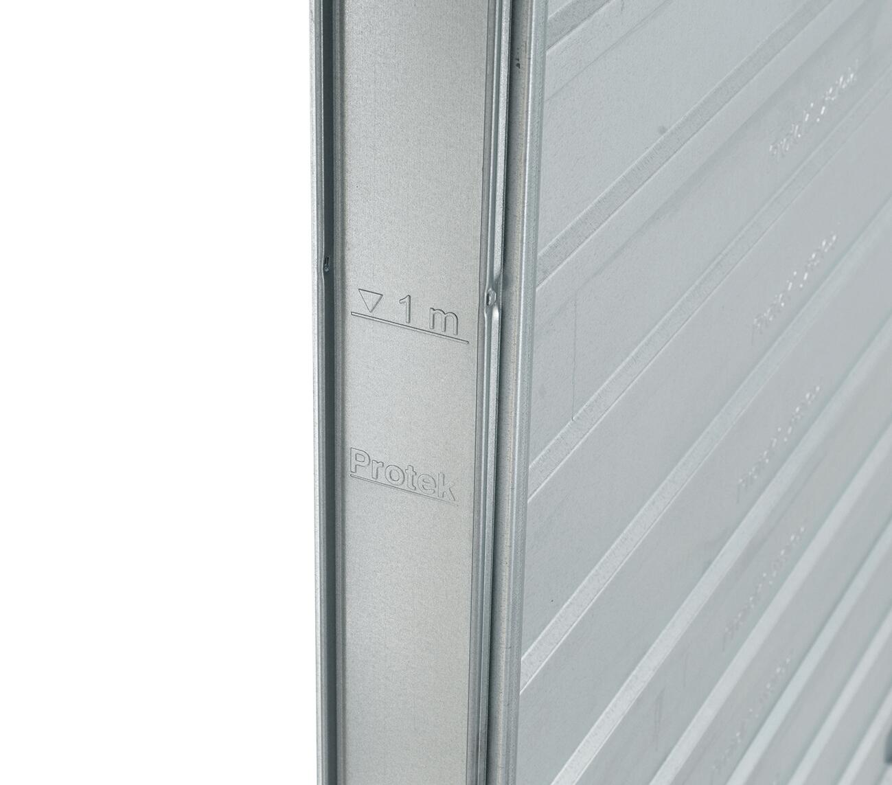 Système à galandage en caisson pour porte de Larg.93 cm avec amortisseur - PROTEK - 4