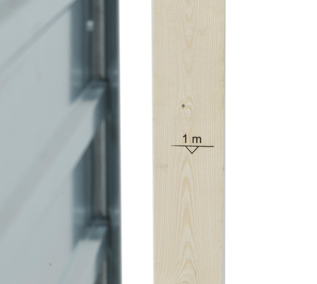 Système à galandage en caisson pour porte de Larg.93 cm avec amortisseur - PROTEK - 2