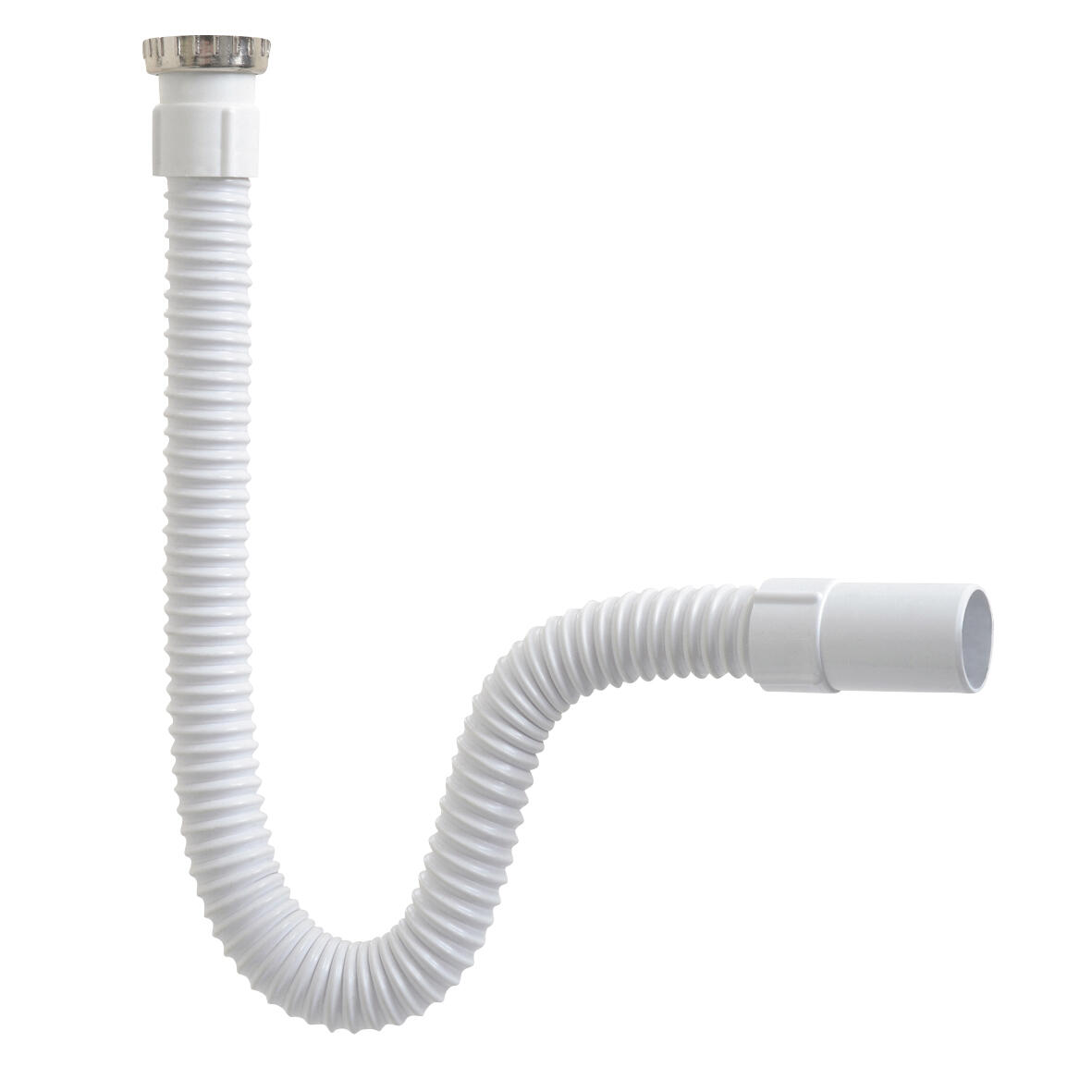 Flex spiral Diam.40 mm Long.75 cm avec écrou laiton à visser 40 x 49 (1