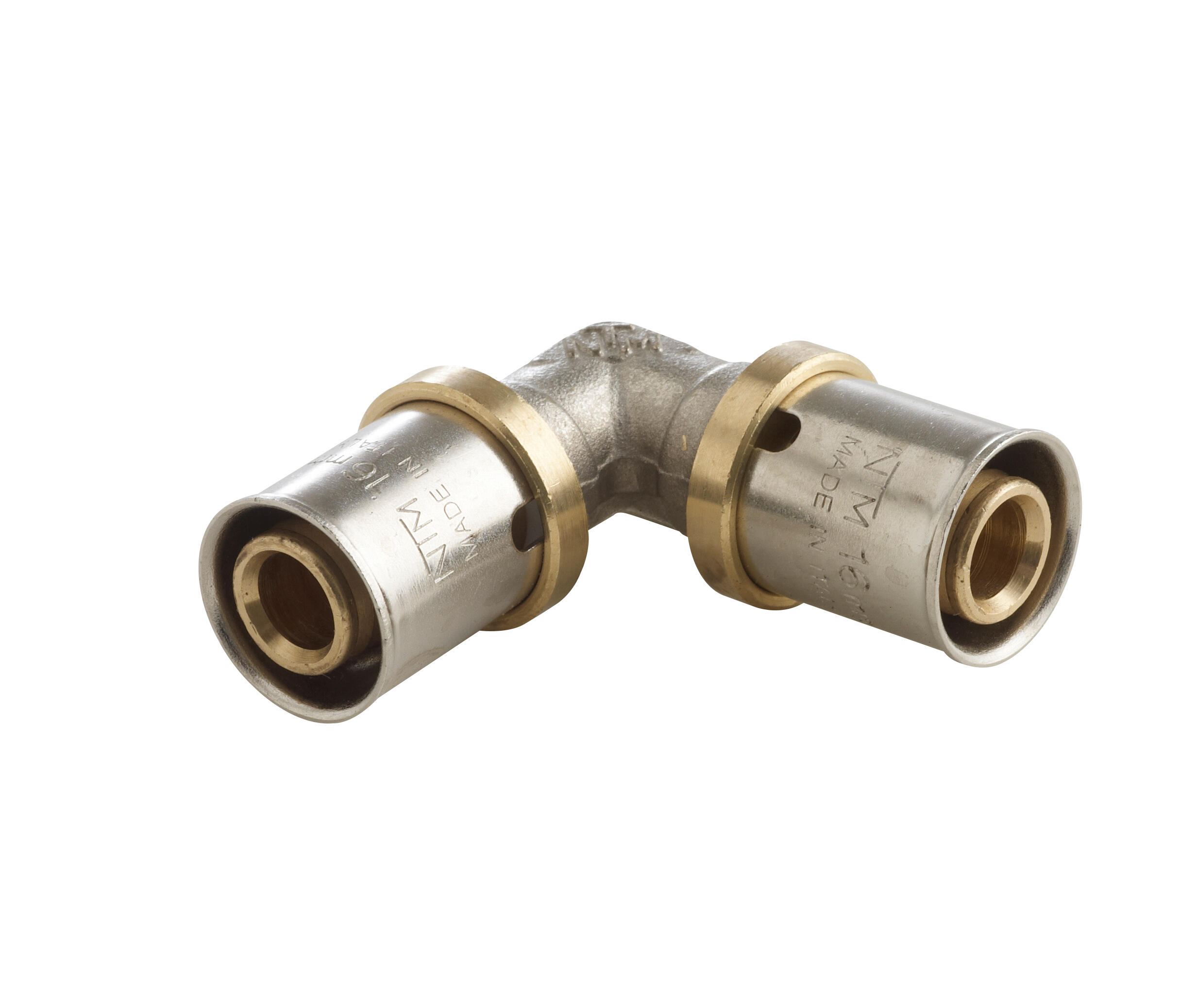 Raccord coude multicouche à sertir Diam.16 mm - 2