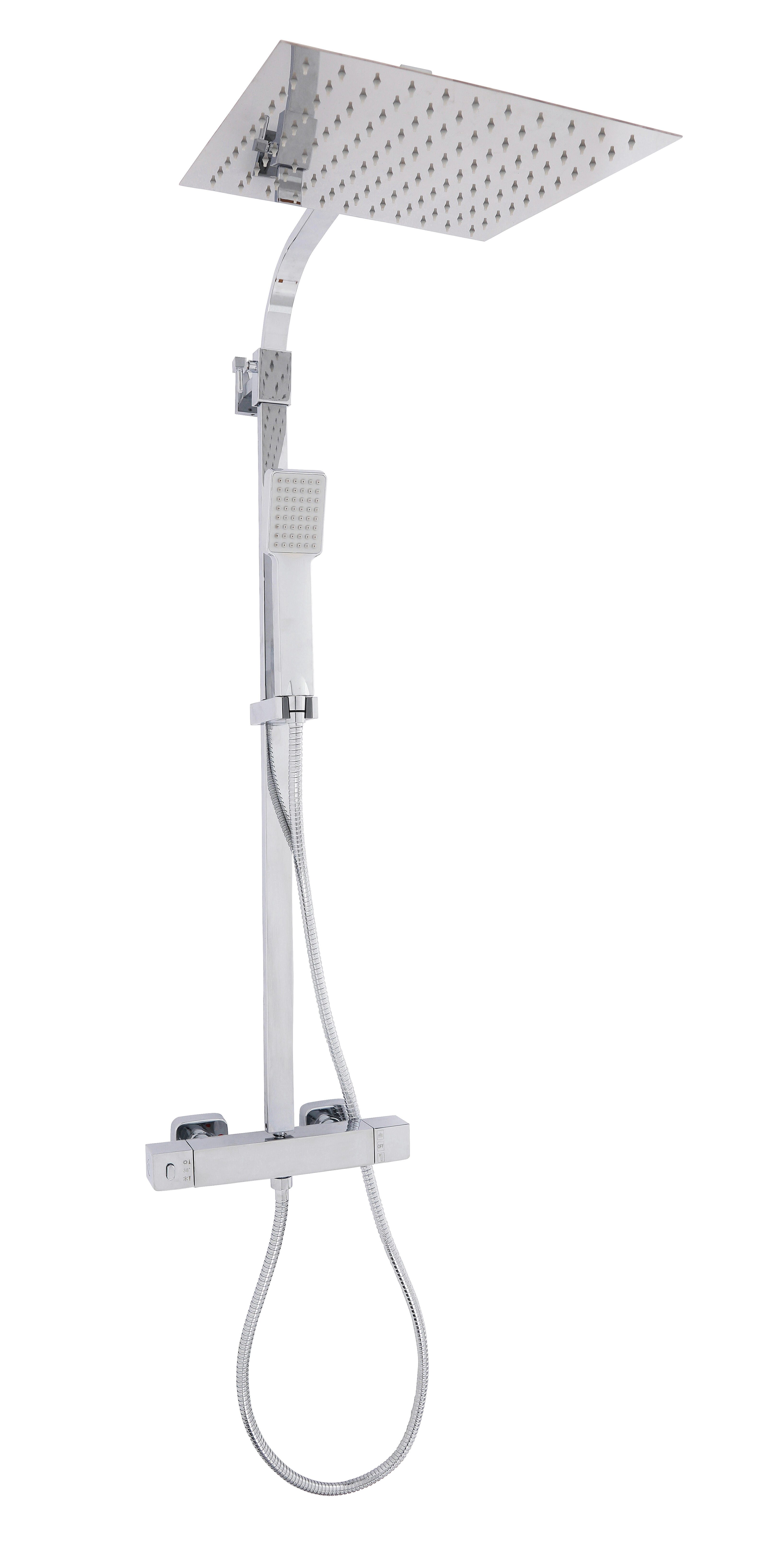 Colonne de douche avec mitigeur thermostatique - Quartos - 2