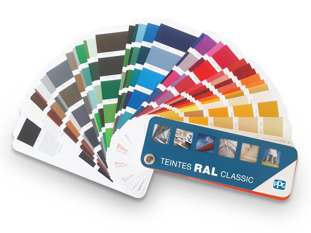 Nuancier teintes RAL classic - PPG 