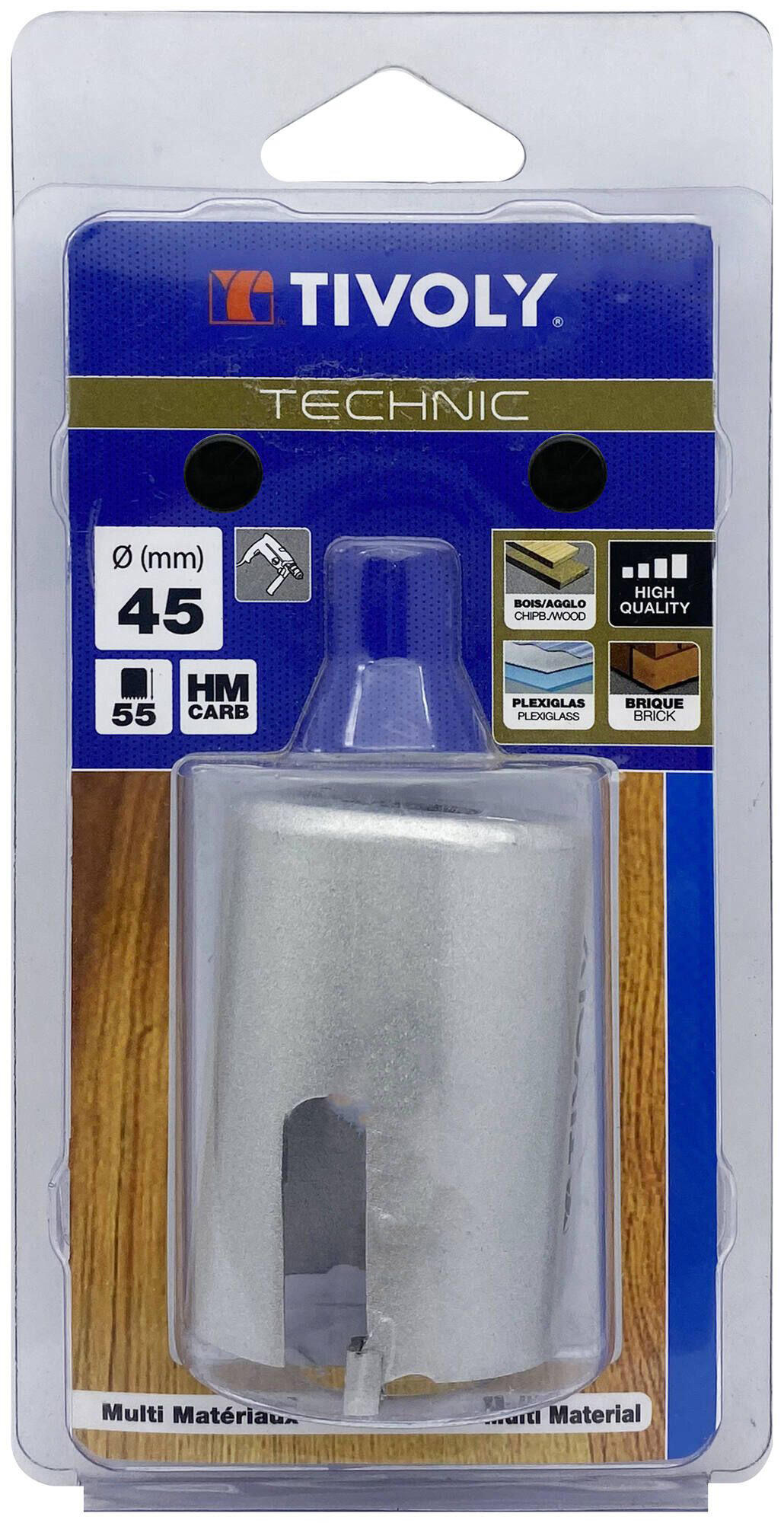 Scie cloche multi-matériaux Diam.45 mm XT505220012 - TIVOLY  - 5