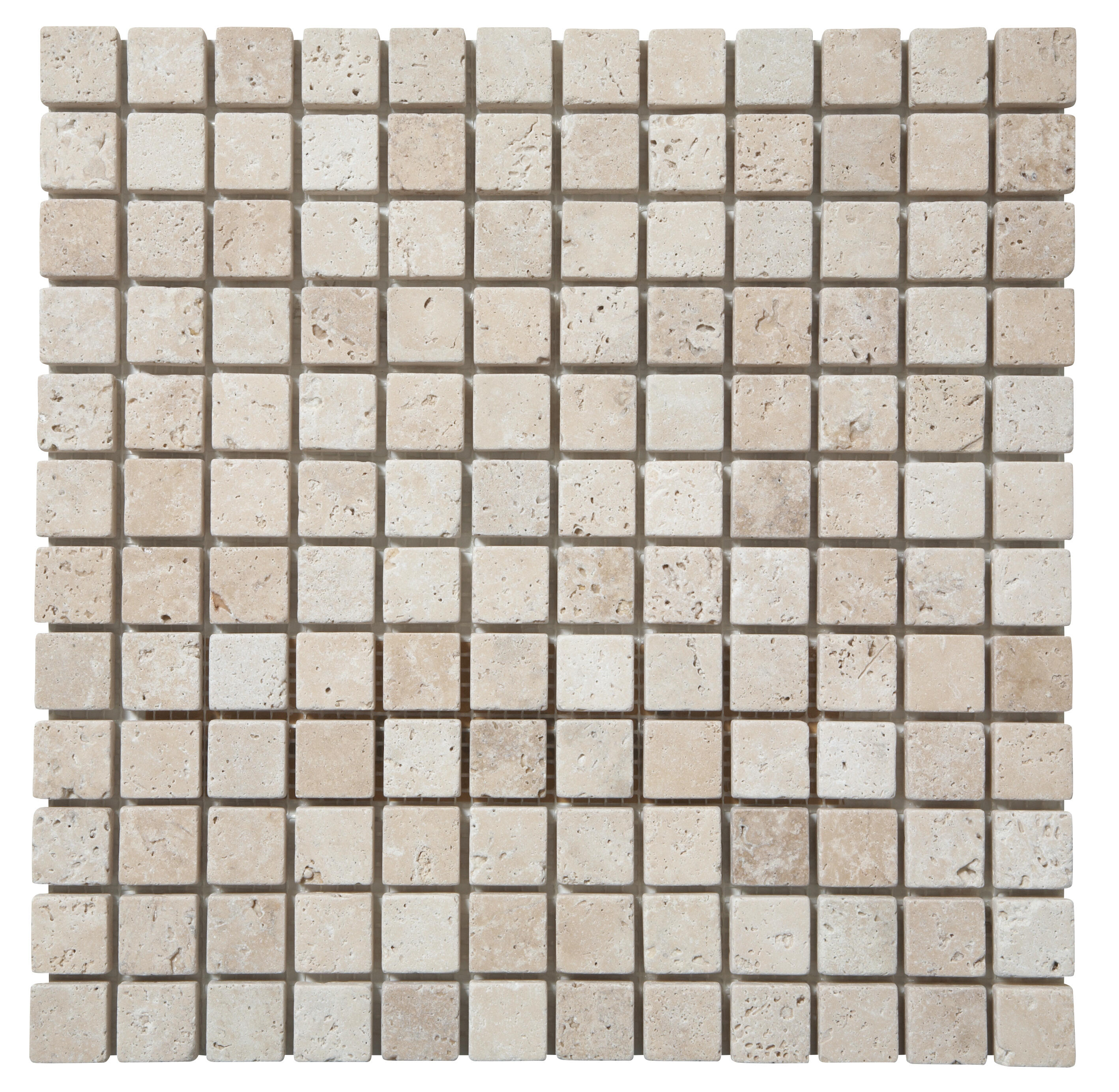 Mosaïque travertin mur et douche L.30 x l.30 cm - 2