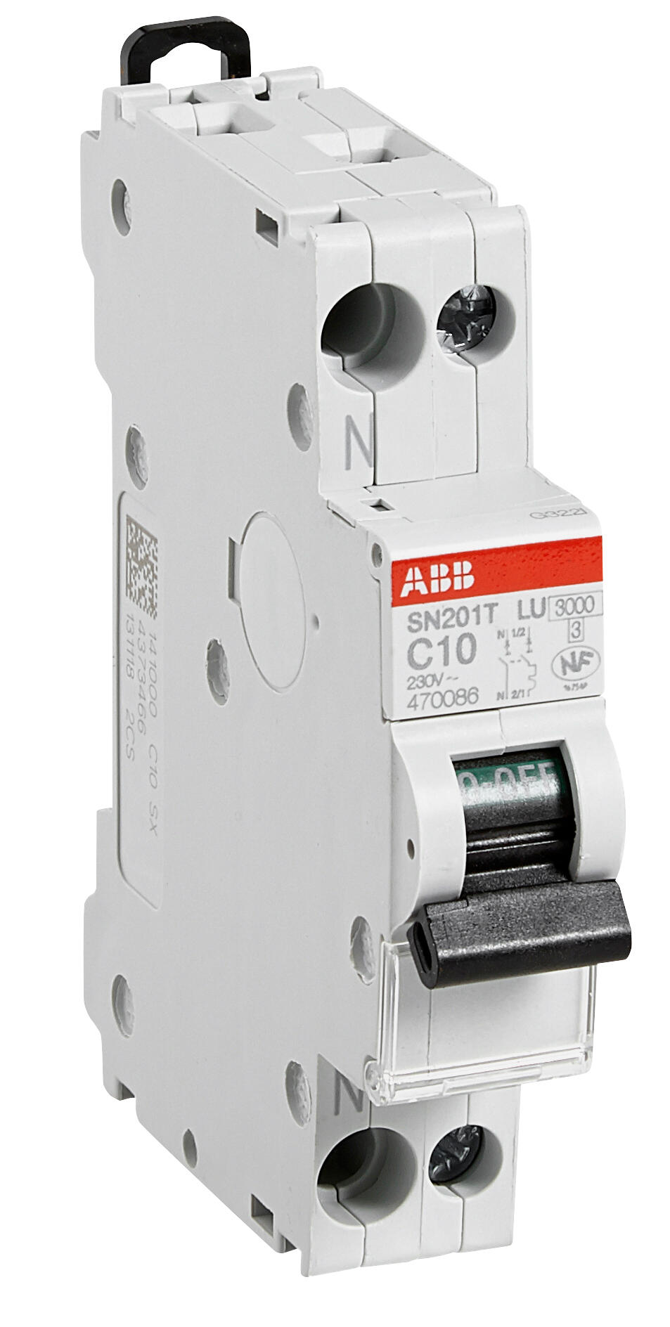 Disjoncteur Phase/Neutre 2A 3kA à Vis - ABB - 4