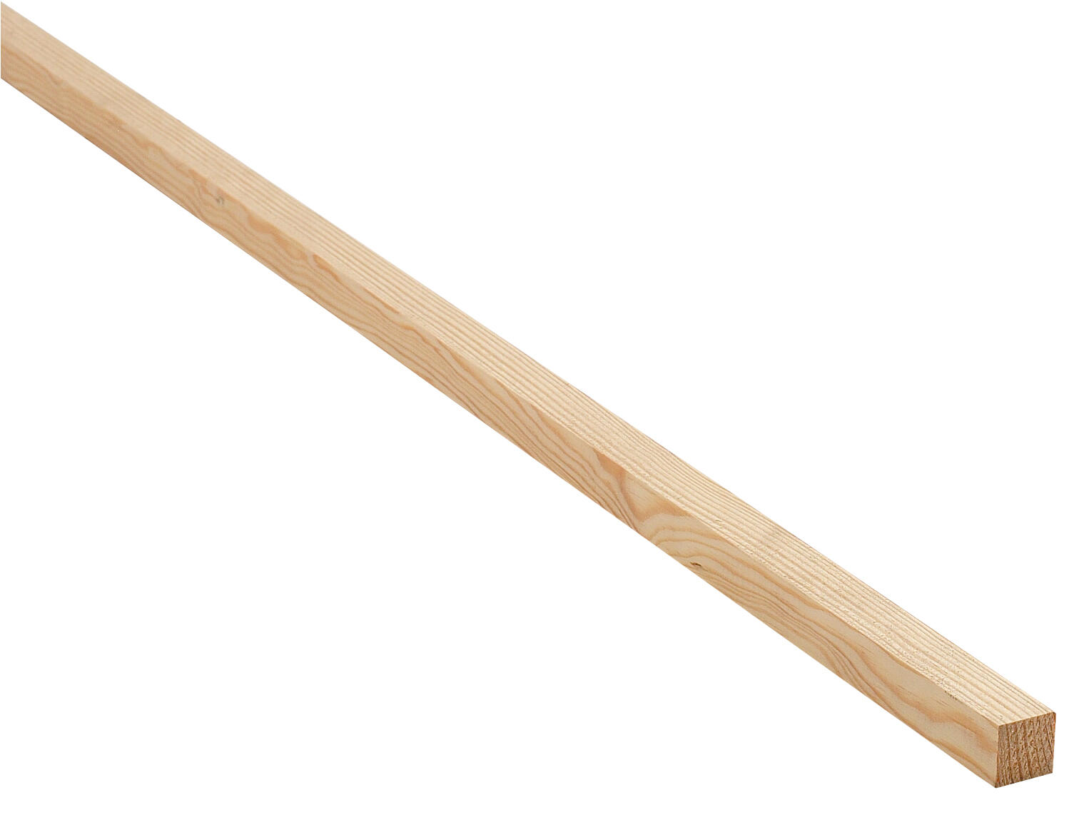 Carrelet sans nœud en pin des landes 22,5 x 22,5 mm Long.2 m - SOTRINBOIS - 3