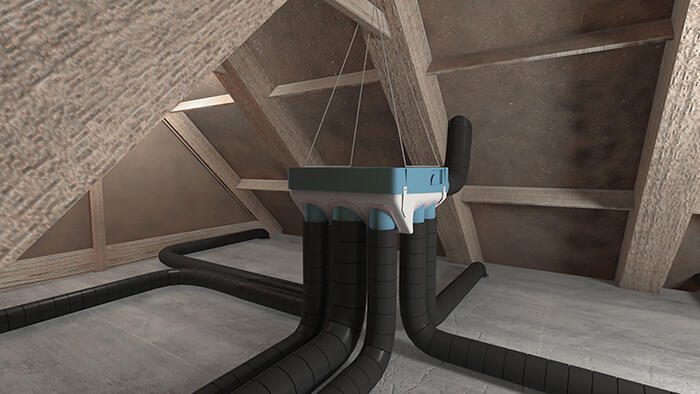 Kit VMC simple flux hygroréglable Ozéo ST 2 - S&P - 3