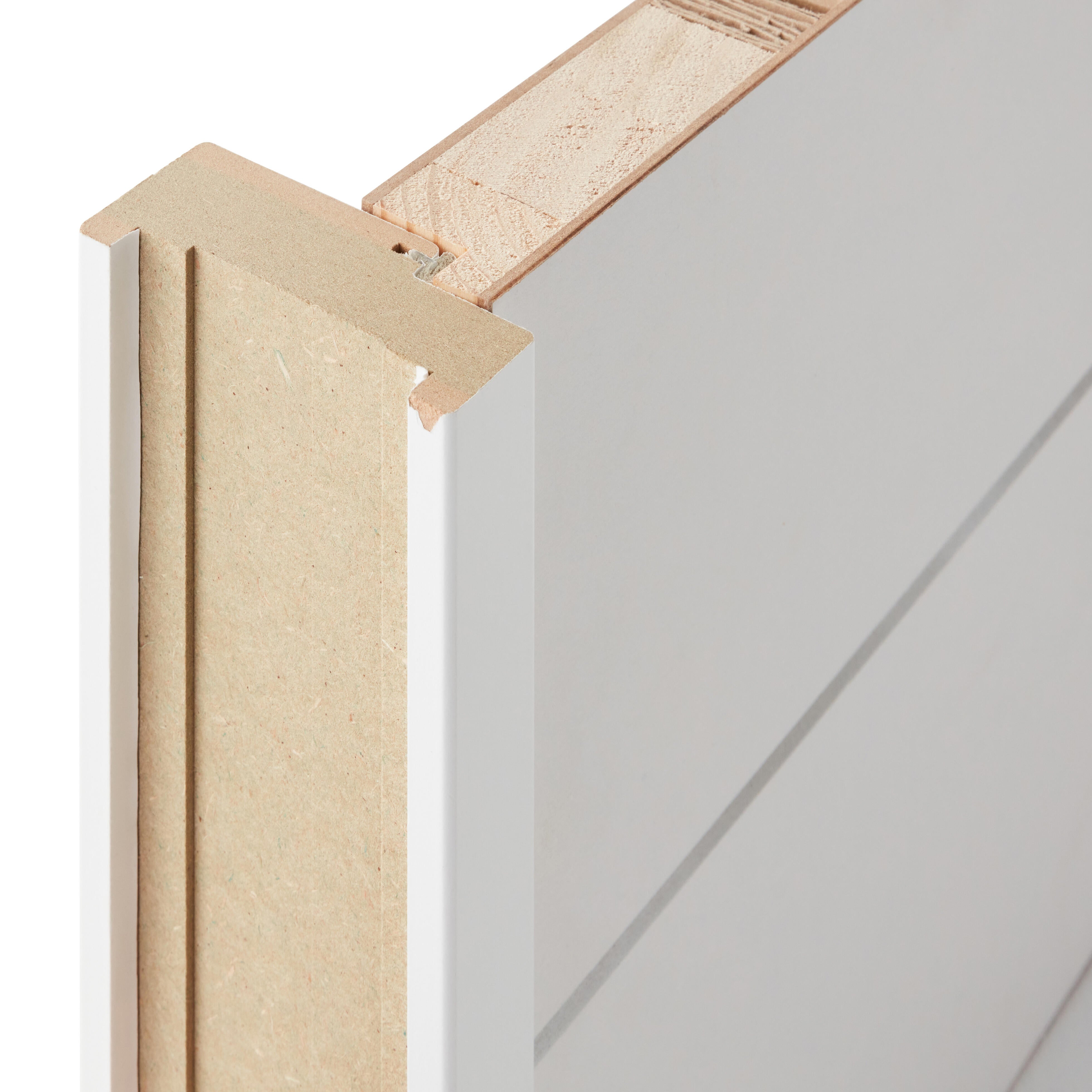 Bloc-porte Milan prépeint Larg.83 cm poussant droit pleine Huiss.90 mm - 7