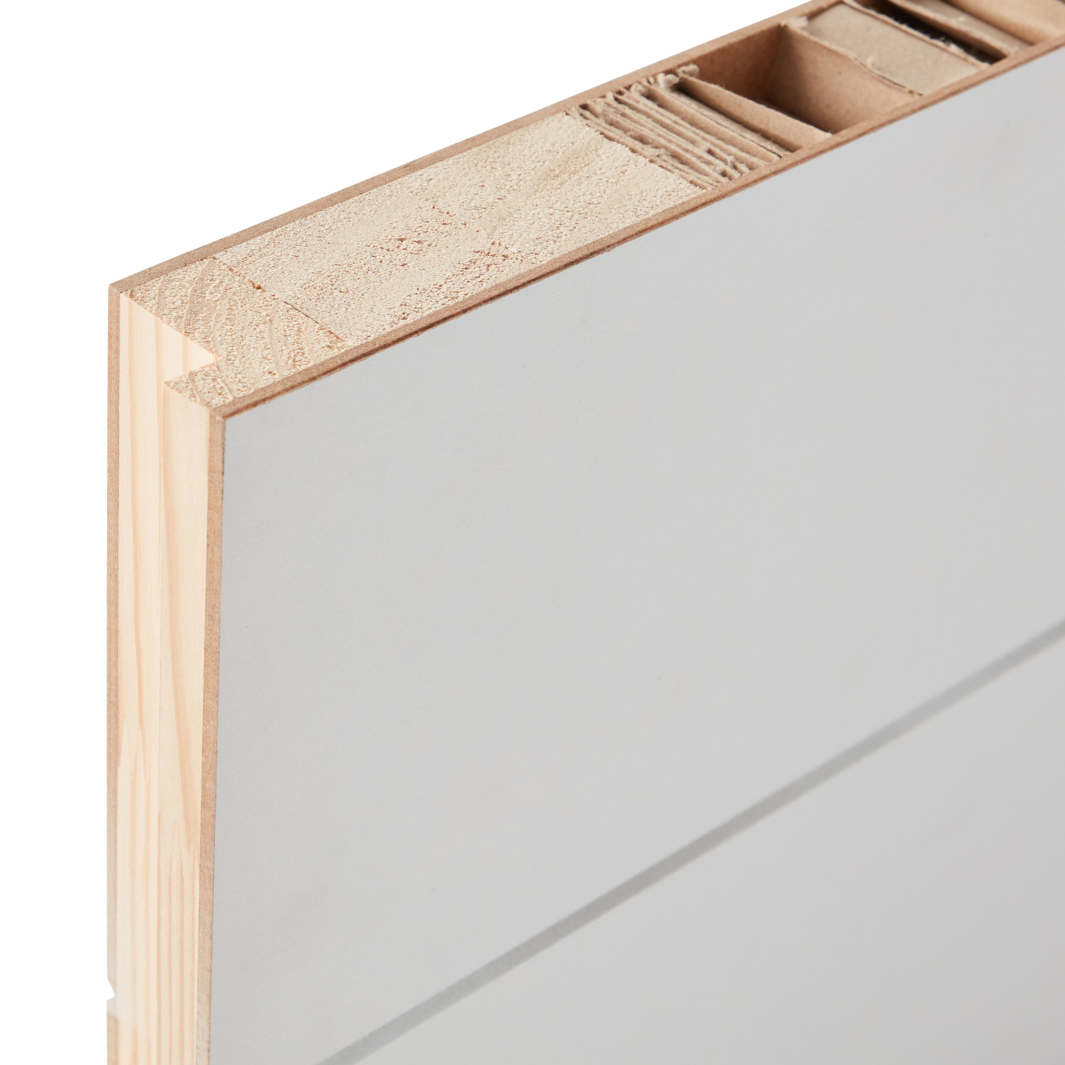 Bloc-porte Milan prépeint Larg.83 cm poussant droit pleine Huiss.90 mm - 6